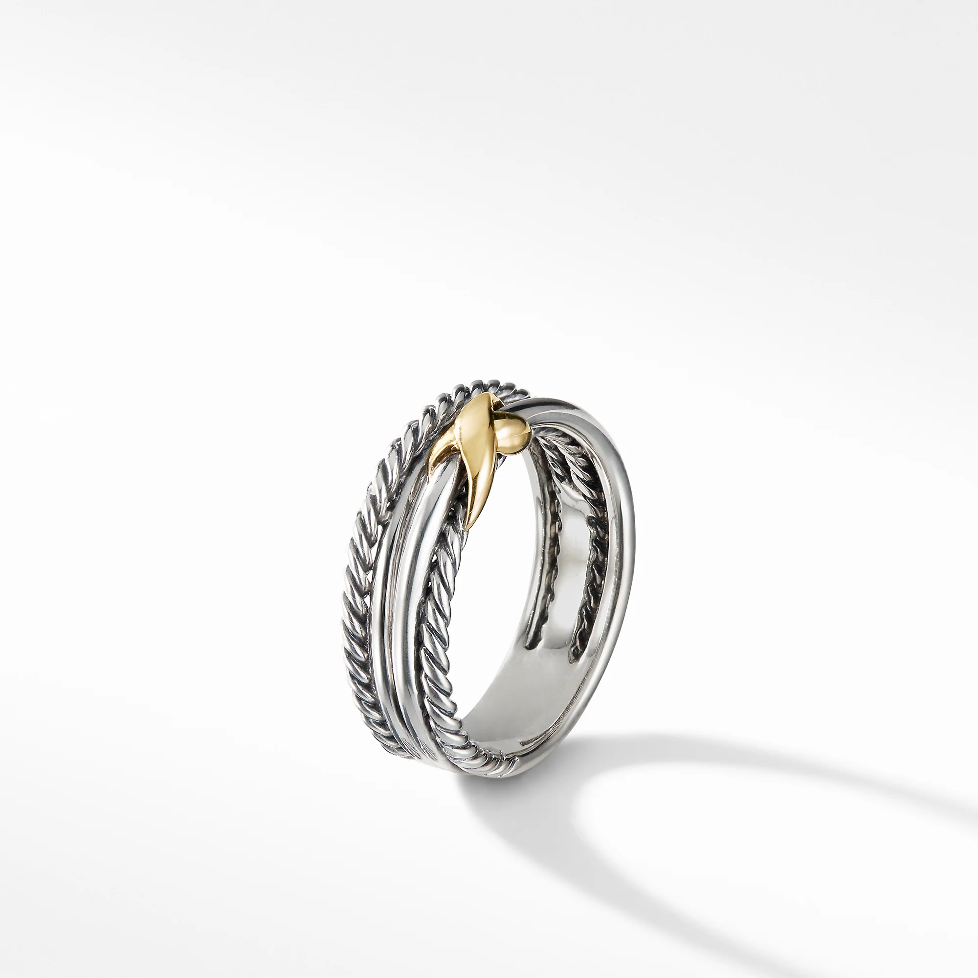 David Yurman   Ring in Silver and 18-Karat Yellow Gold - Image 3