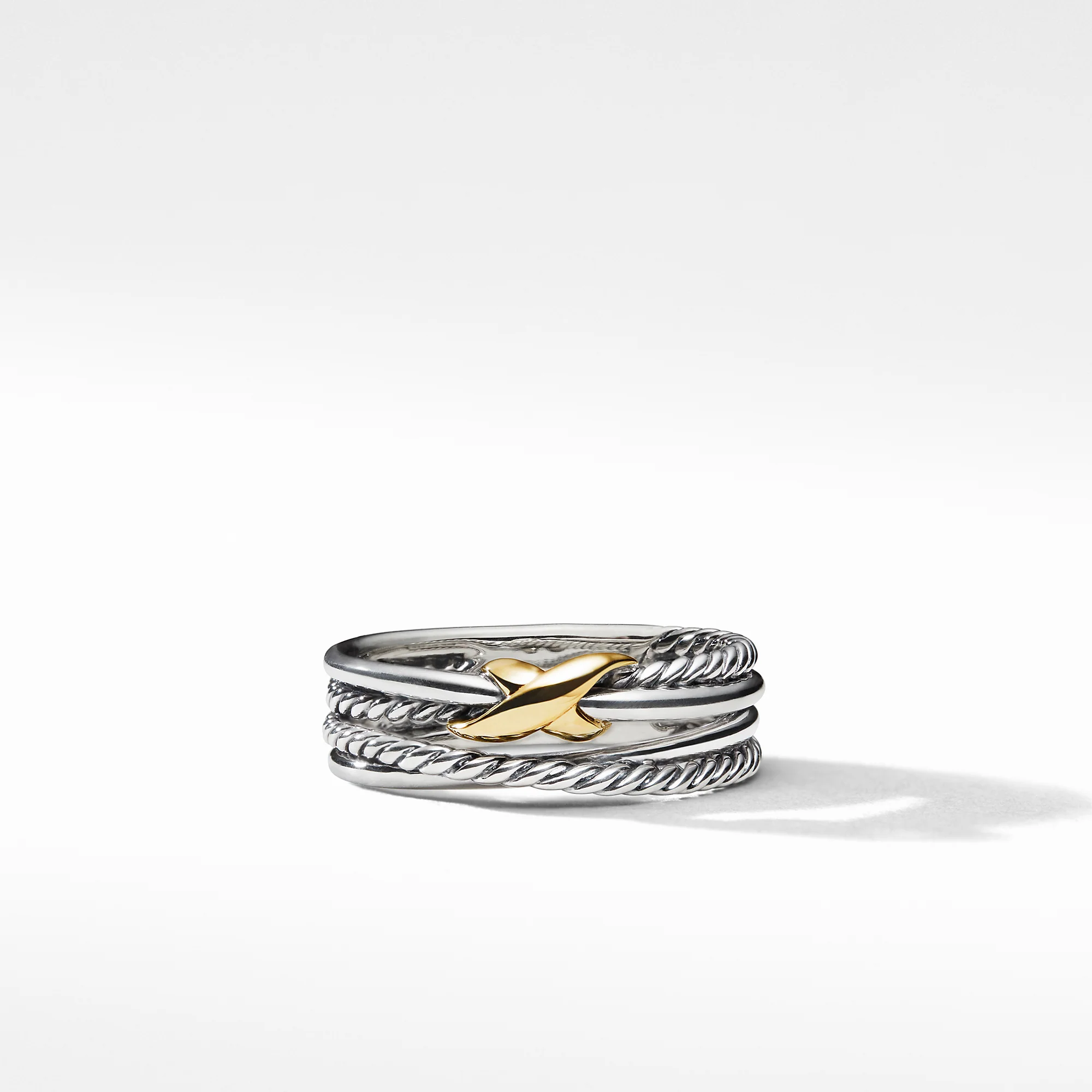 David Yurman   Ring in Silver and 18-Karat Yellow Gold - Image 2