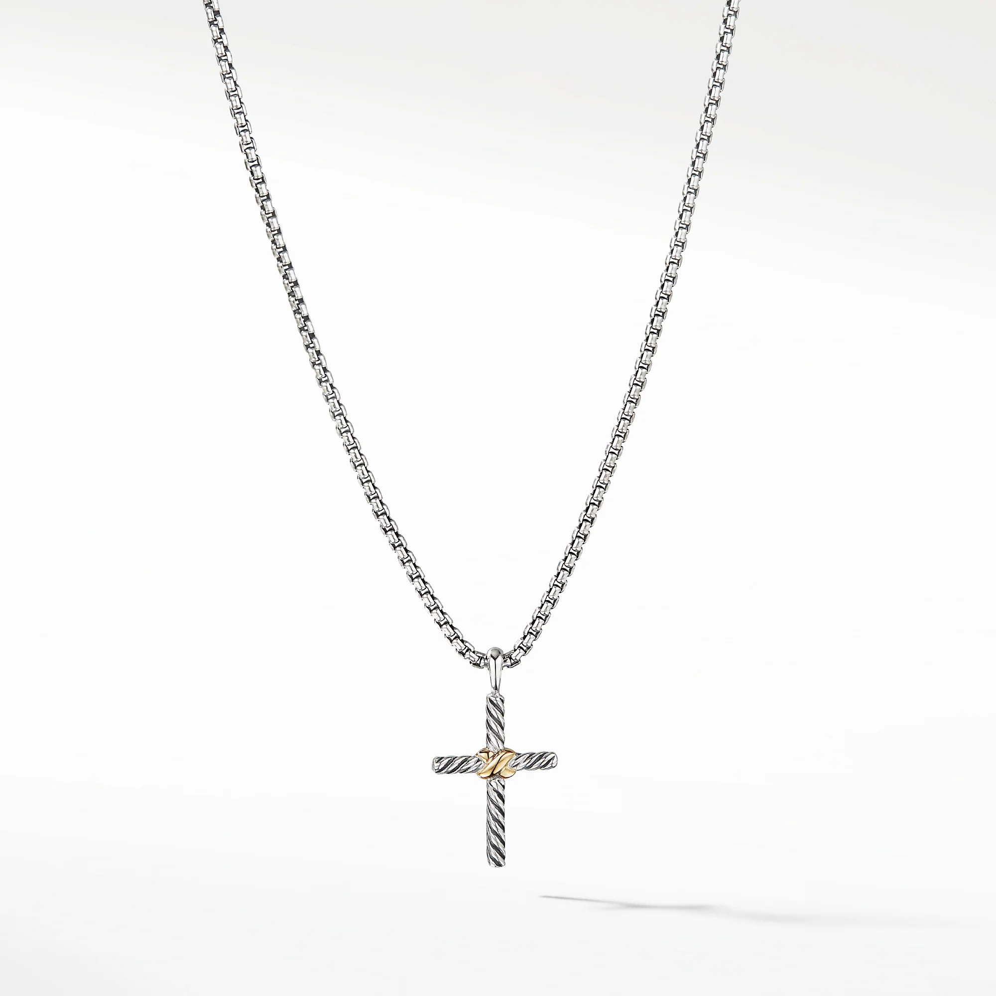 David Yurman The X Collection Necklaces & Pendant in Silver and 14-Karat Yellow Gold