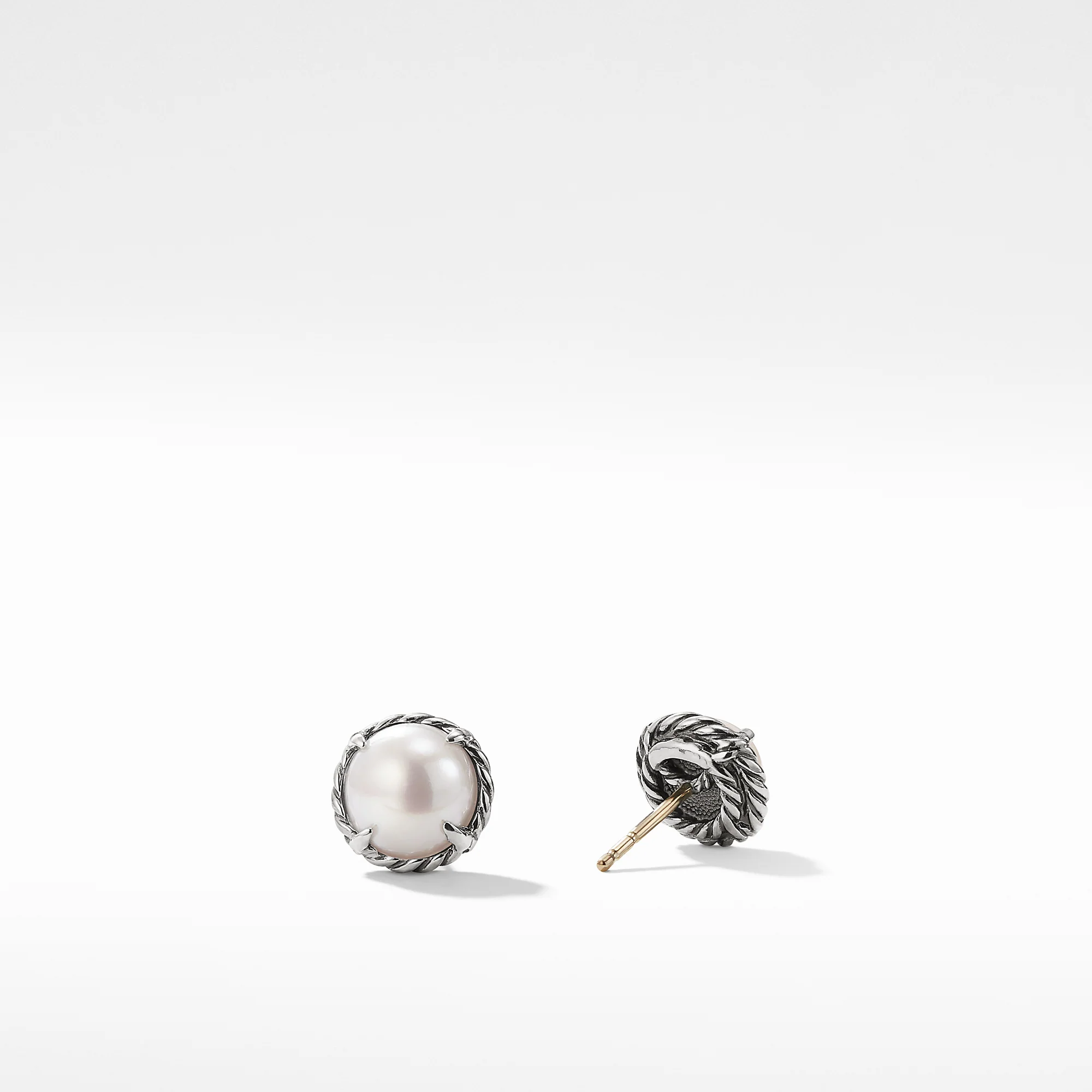 David Yurman The Ch&acirc;telaine® Collection Earring in Sterling Silver - Image 2