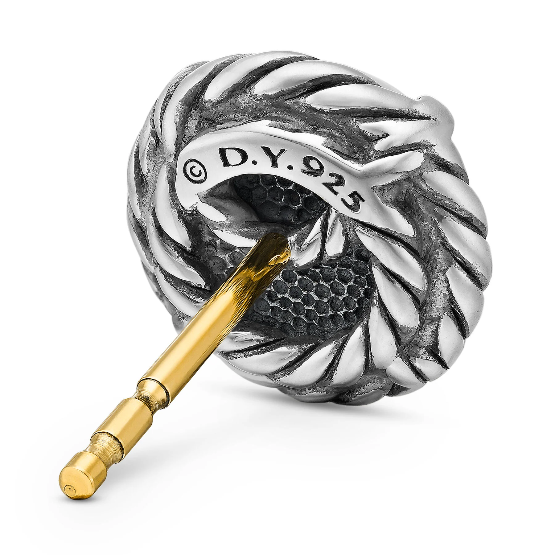 David Yurman The Ch&acirc;telaine® Collection Earring in Sterling Silver - Image 4