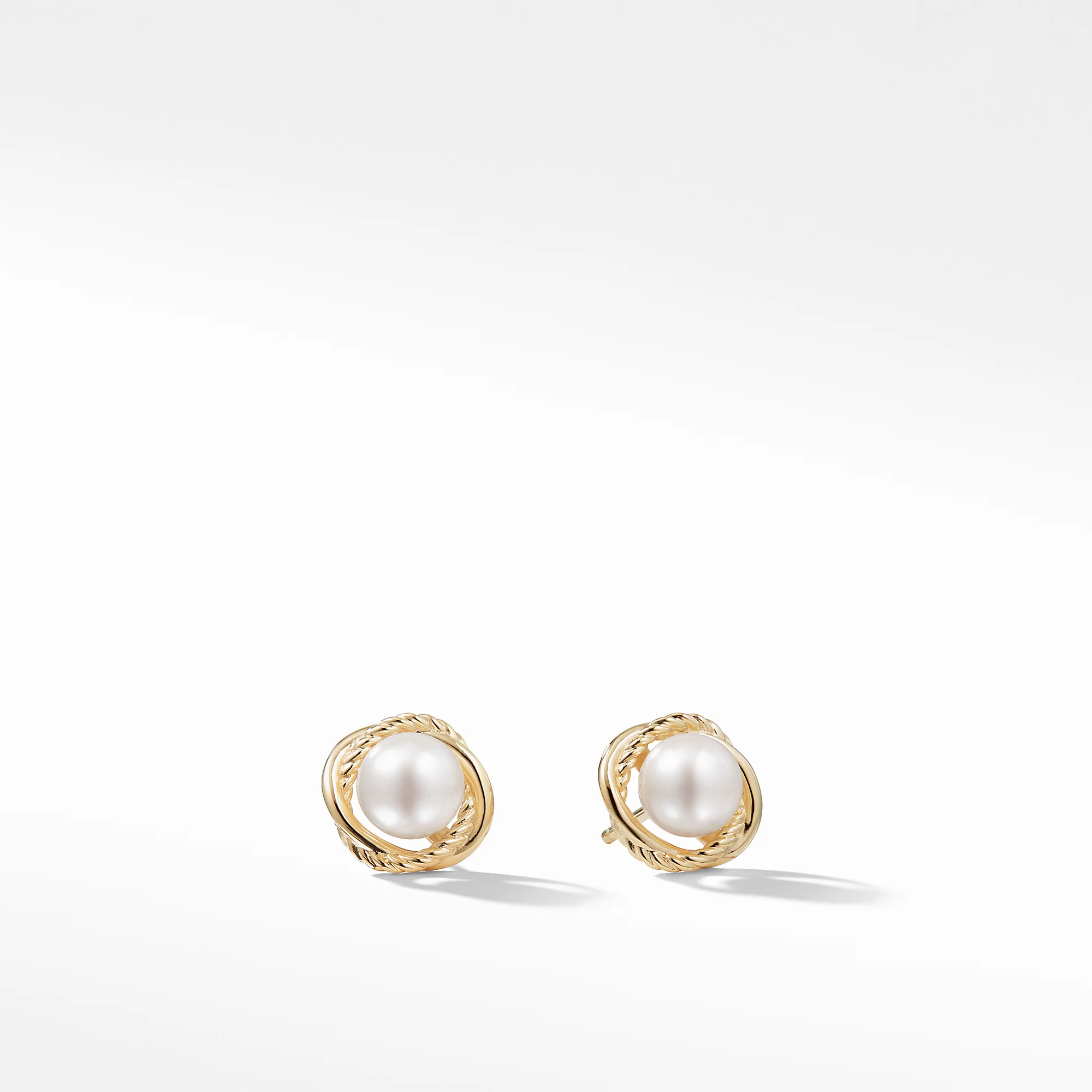 David Yurman The Infinity Collection Earring in 18-Karat Yellow Gold