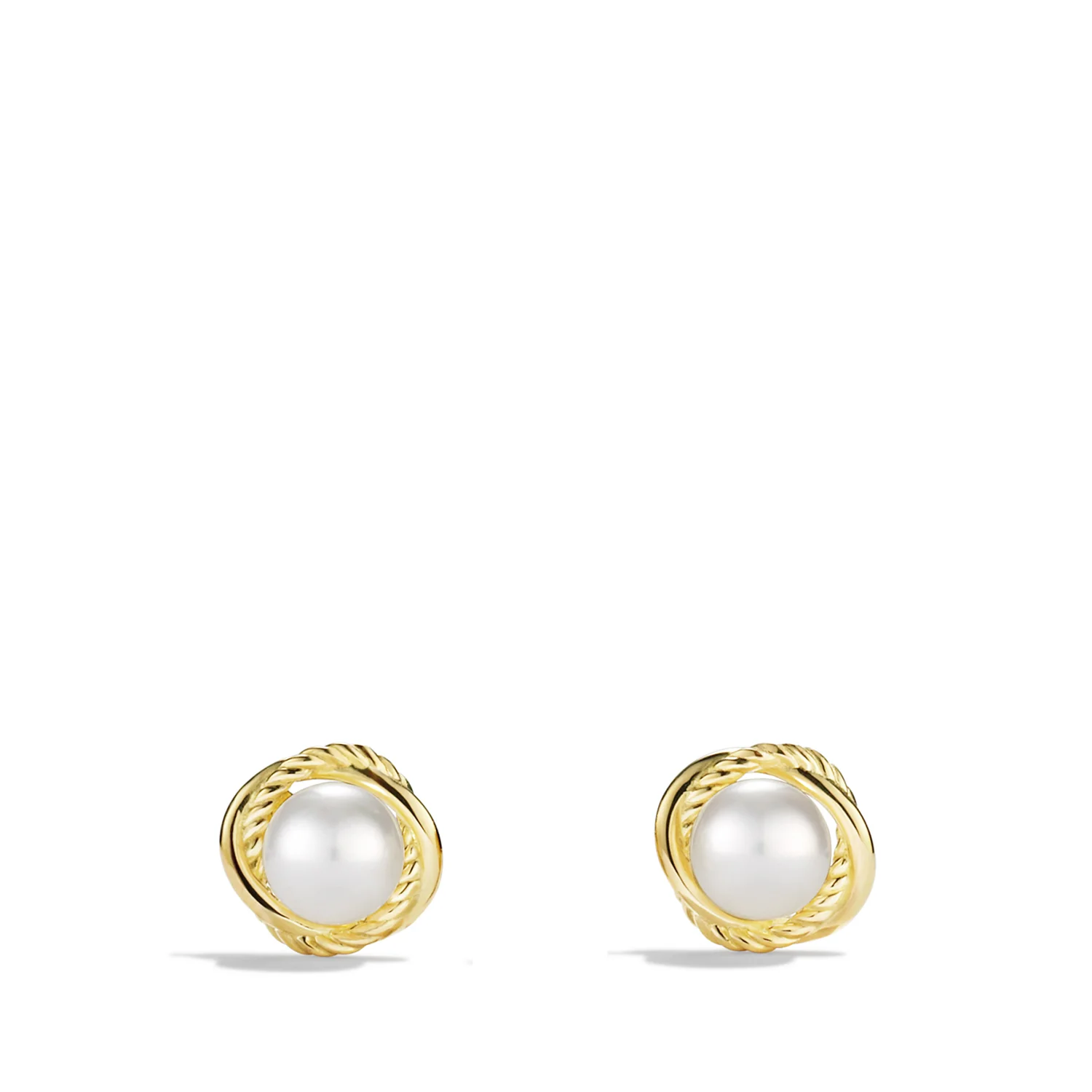 David Yurman The Infinity Collection Earring in 18-Karat Yellow Gold - Image 3