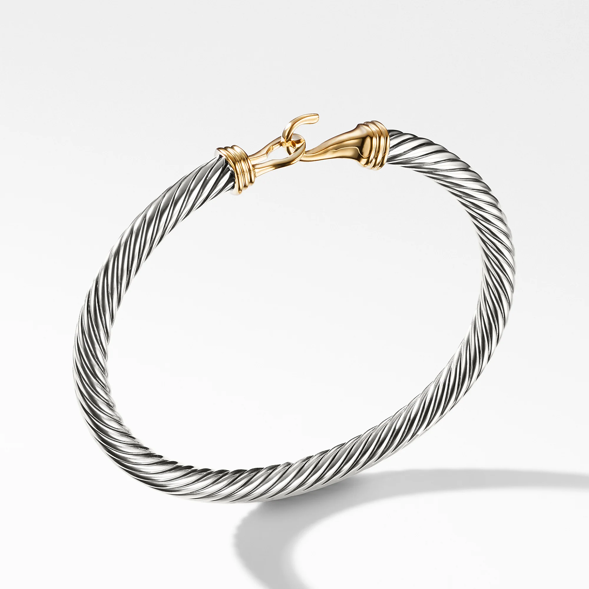 David Yurman The Cable Collection® Bracelet in Silver and 14-Karat Yellow Gold