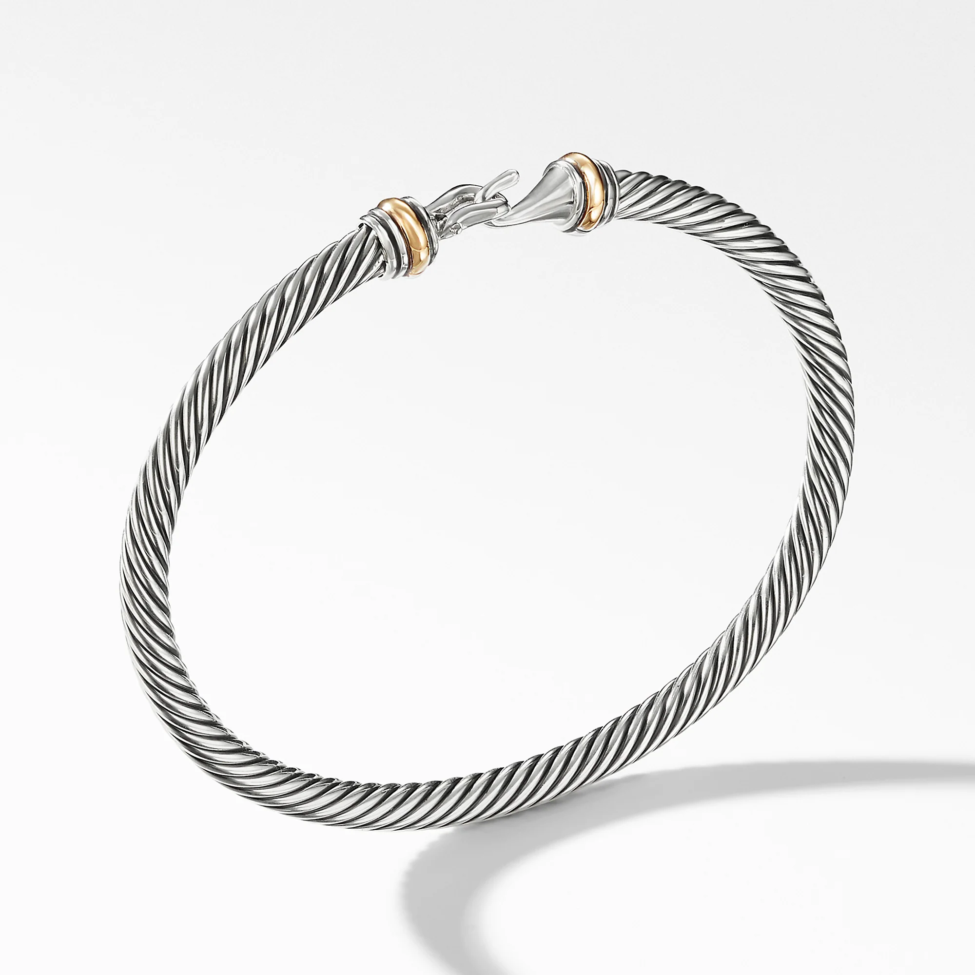 David Yurman The Cable Collection® Bracelet in Silver and 18-Karat Yellow Gold