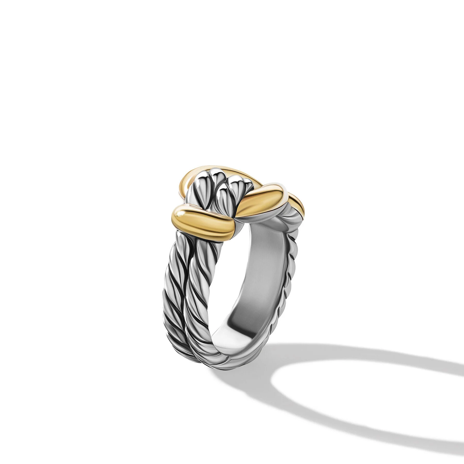 David Yurman The Cable Collection® Bracelet in Silver and 18-Karat Yellow Gold - Image 8