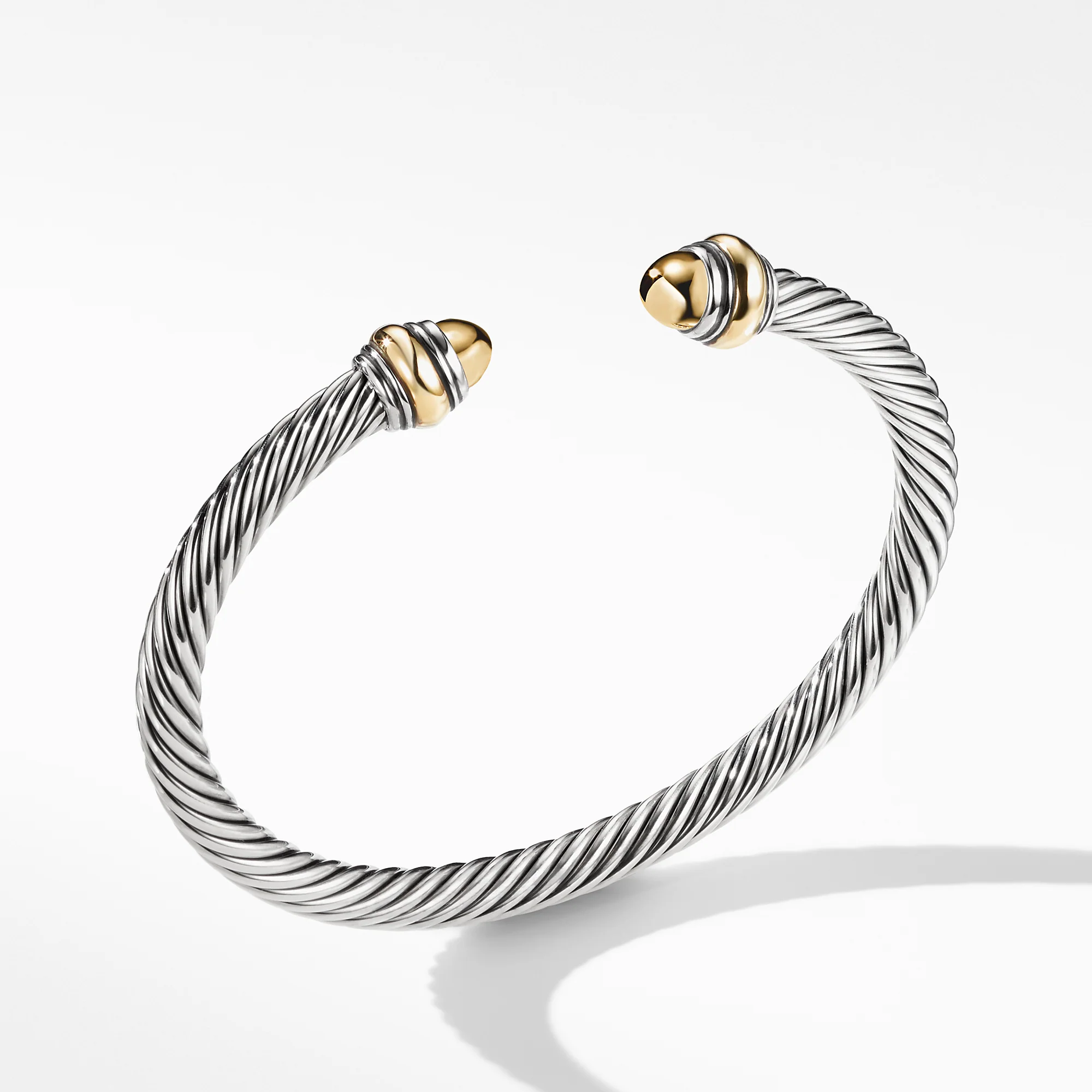 David Yurman  Bracelet in Silver and 14-Karat Yellow Gold