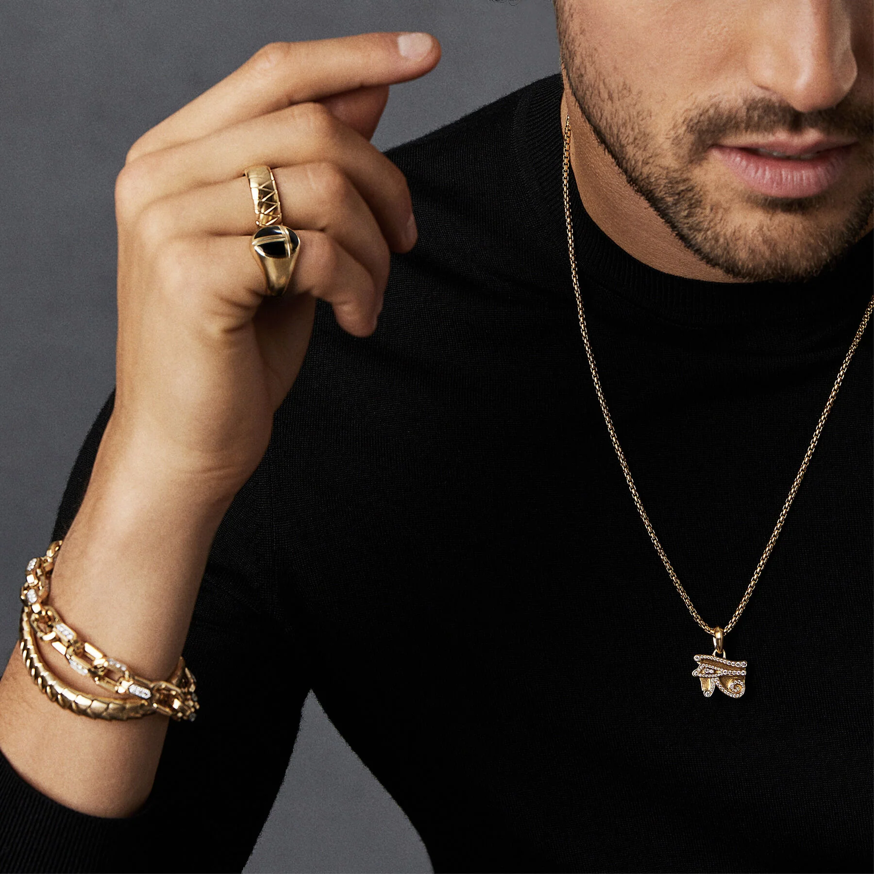 David Yurman The Chain Collection Necklaces & Pendant in 18-Karat Yellow Gold - Image 5