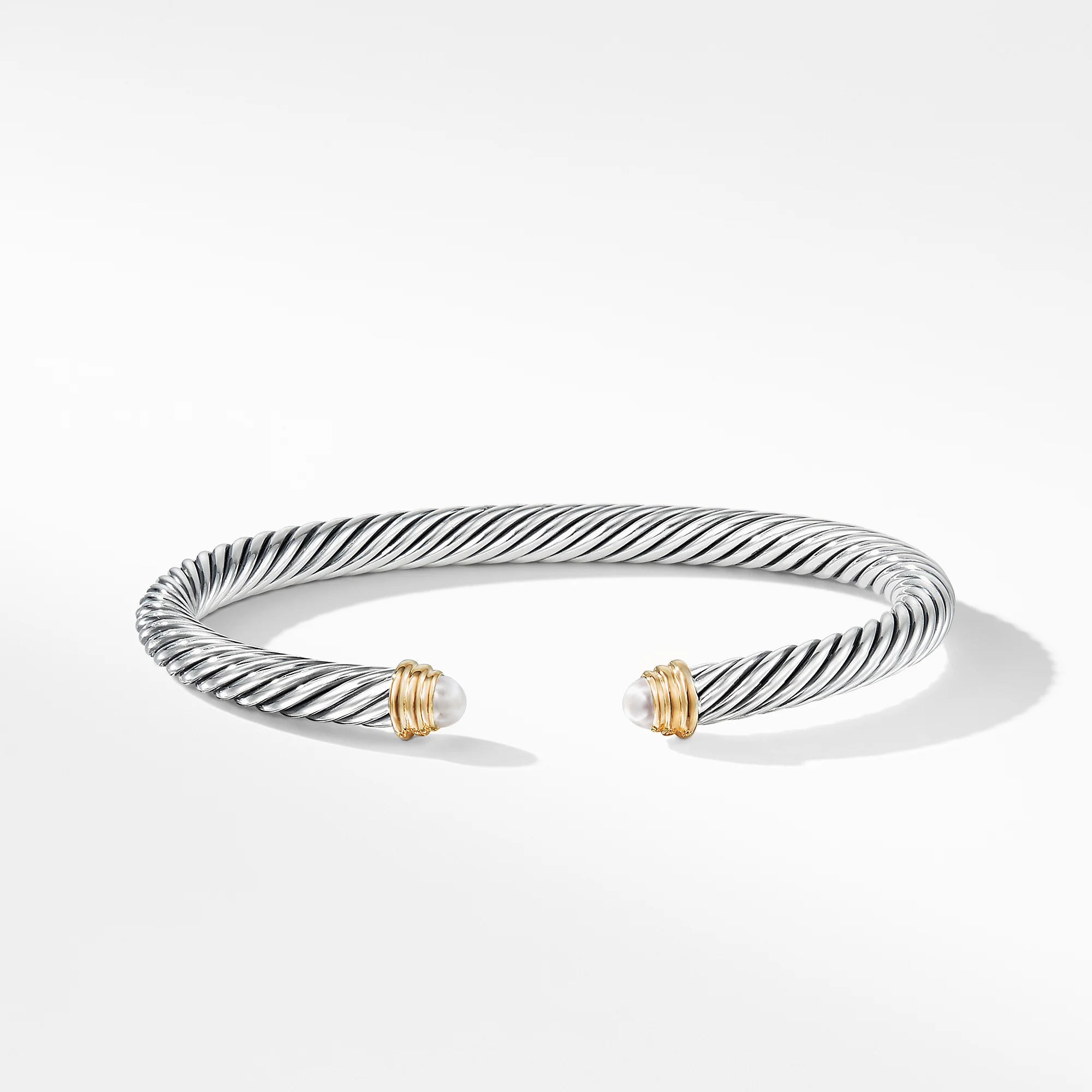 David Yurman Bracelet in Silver and 14-Karat Yellow Gold - Image 2