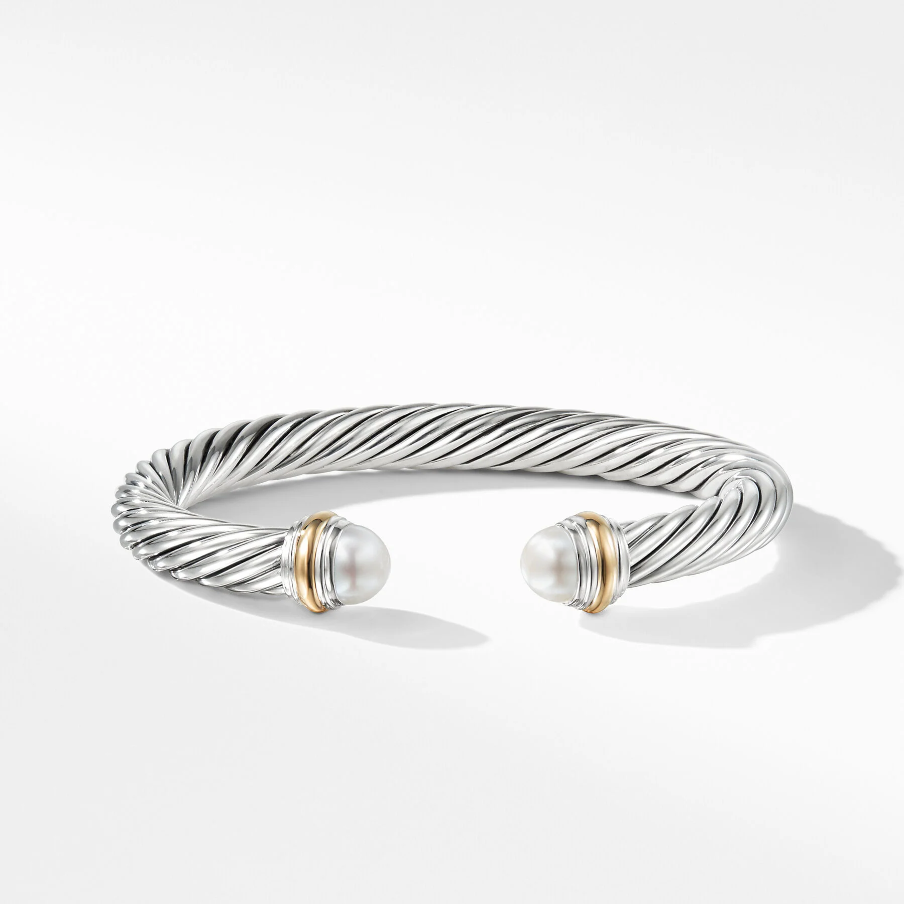 David Yurman The Cable Collection® Bracelet in Silver and 14-Karat Yellow Gold - Image 4