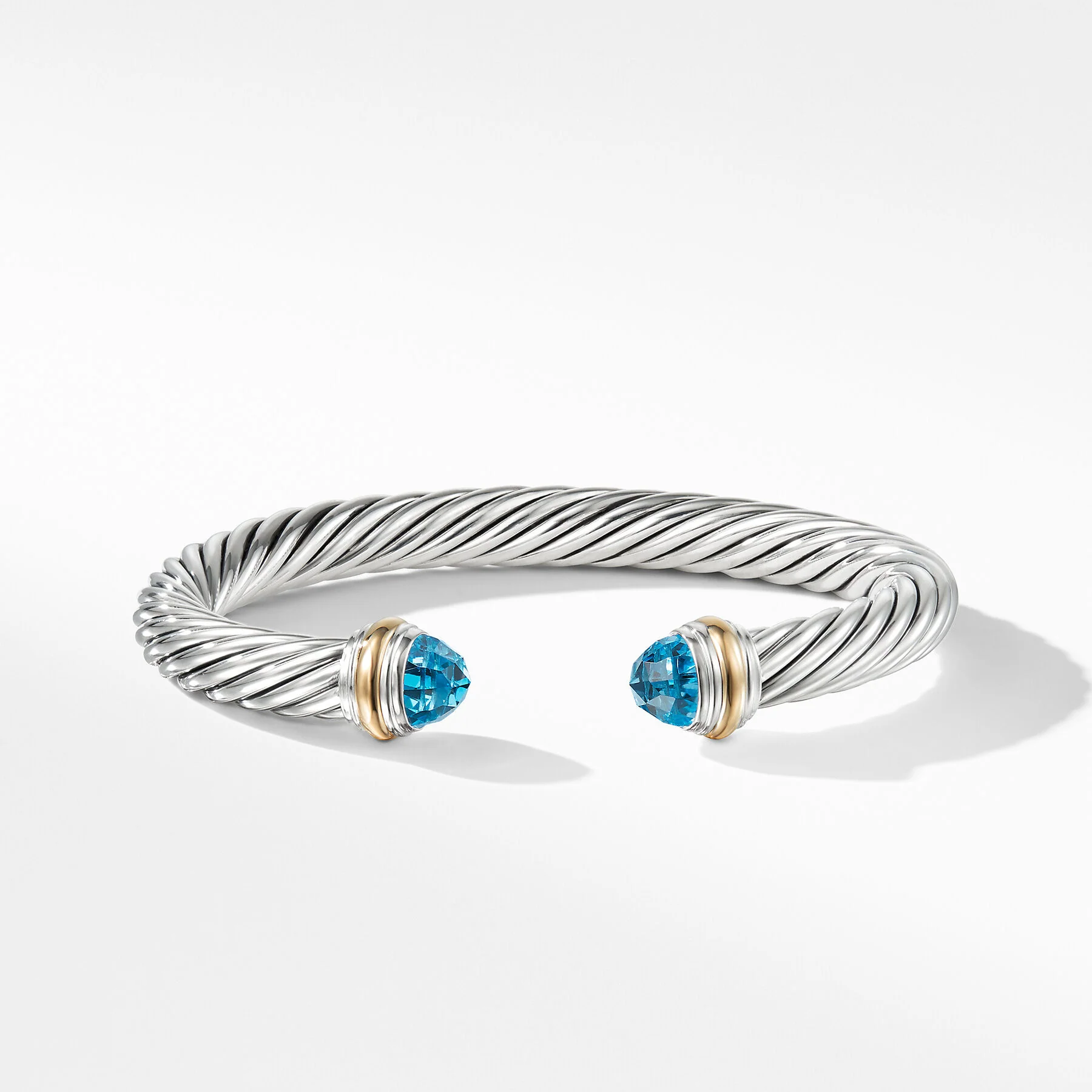 David Yurman The Cable Collection® Bracelet in Silver and 14-Karat Yellow Gold - Image 4