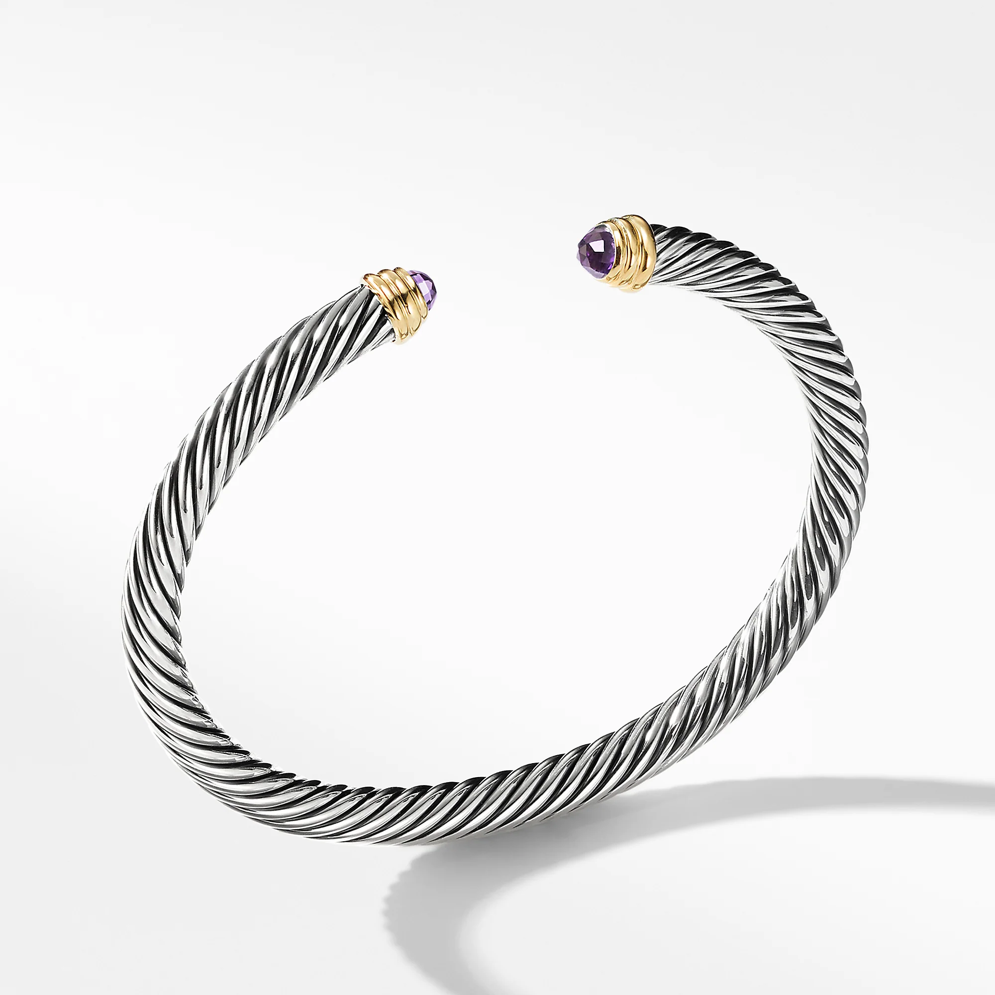 David Yurman The Cable Collection® Bracelet in Silver and 14-Karat Yellow Gold