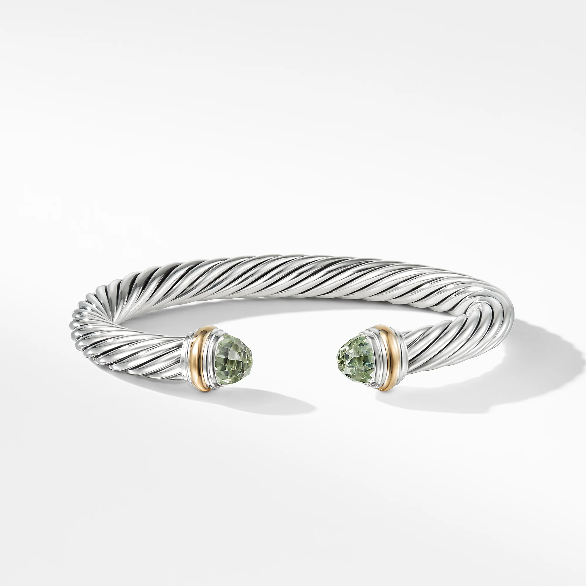 David Yurman The Cable Collection® Bracelet in Silver and 14-Karat Yellow Gold