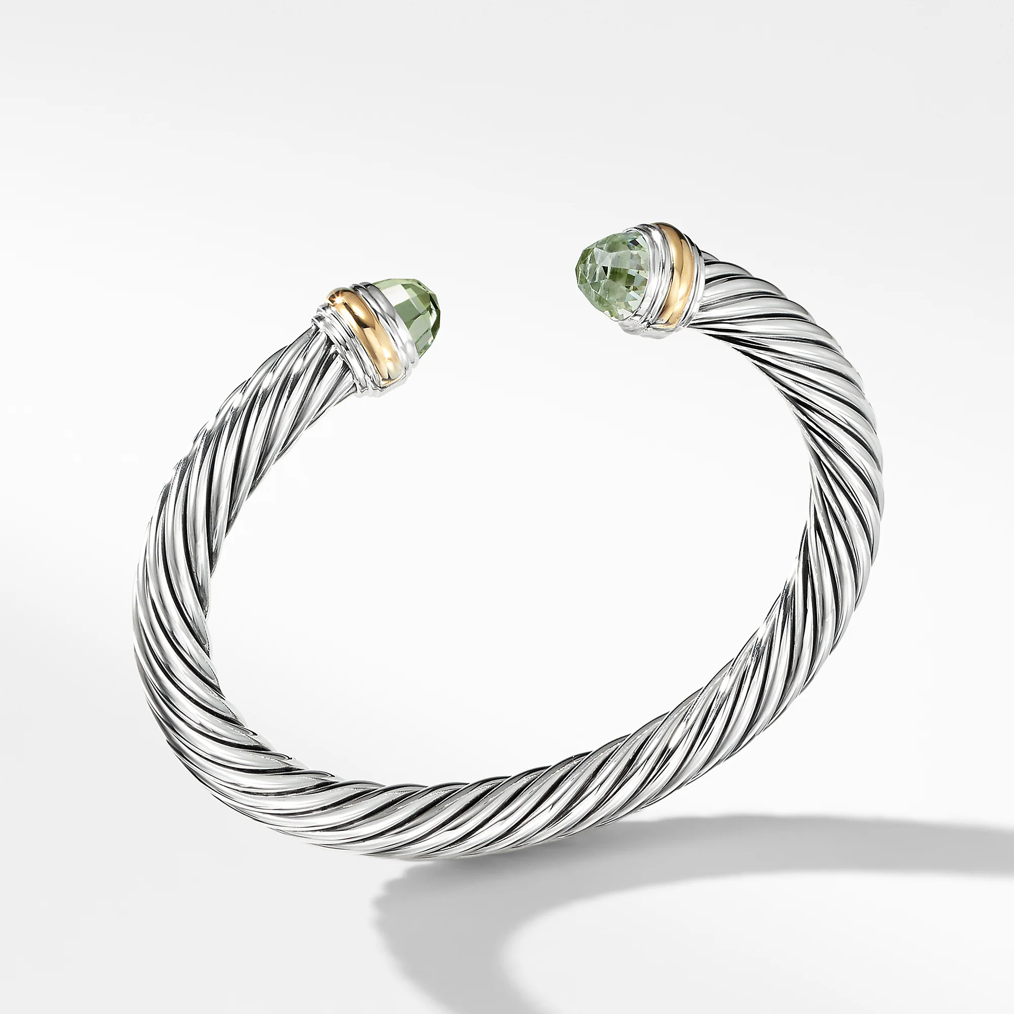 David Yurman The Cable Collection® Bracelet in Silver and 14-Karat Yellow Gold