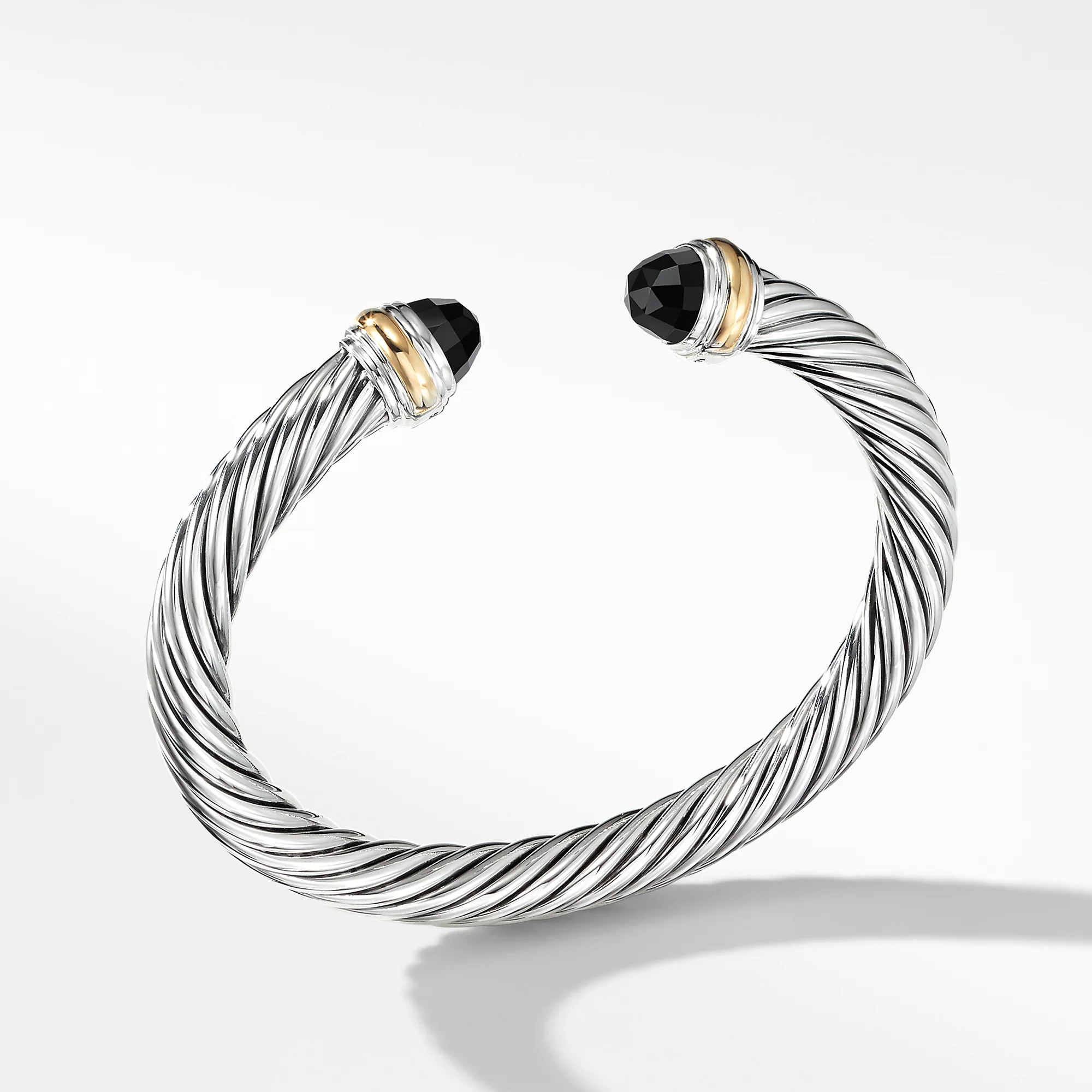 David Yurman The Cable Collection® Bracelet in Silver and 14-Karat Yellow Gold