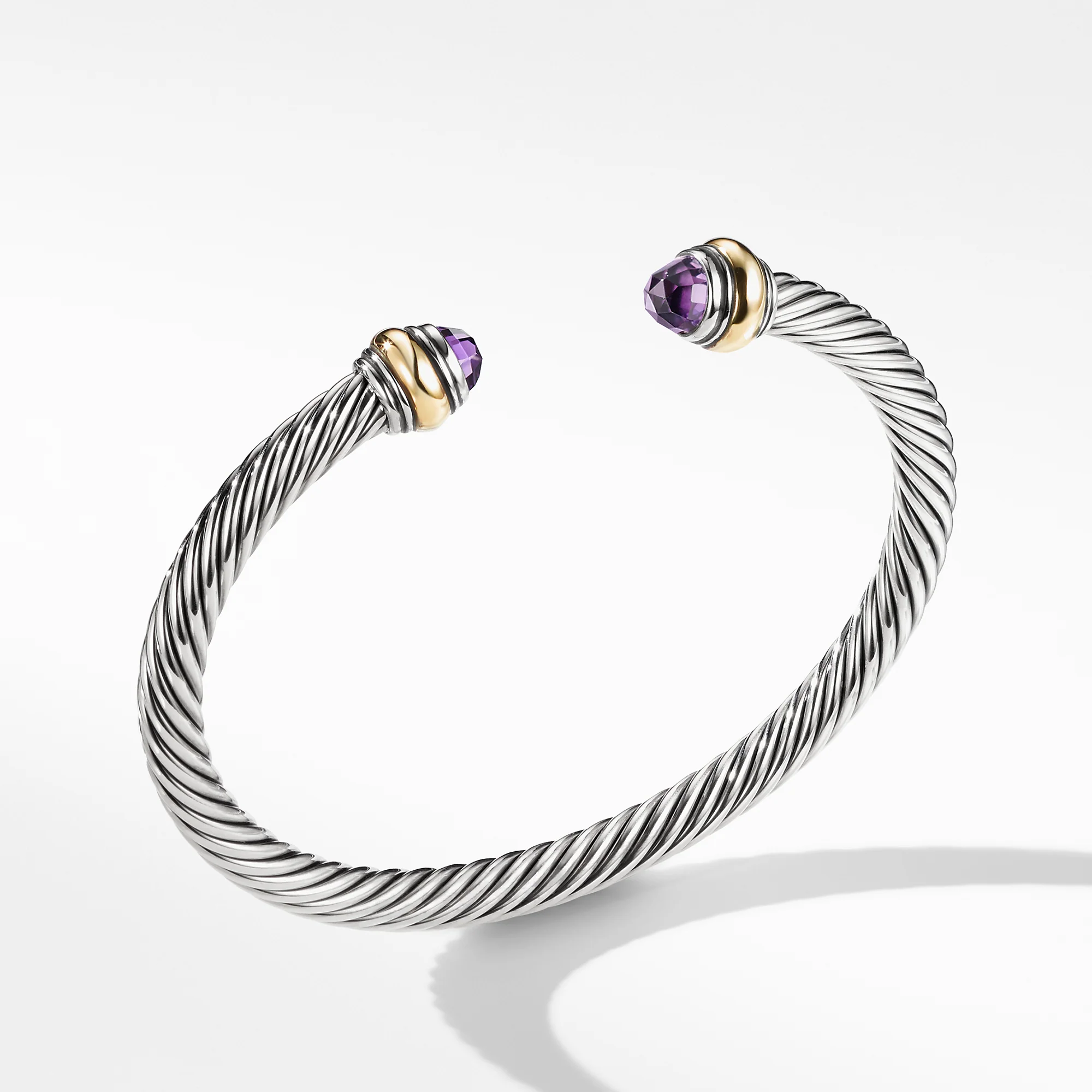 David Yurman The Cable Collection® Bracelet in Silver and 14-Karat Yellow Gold
