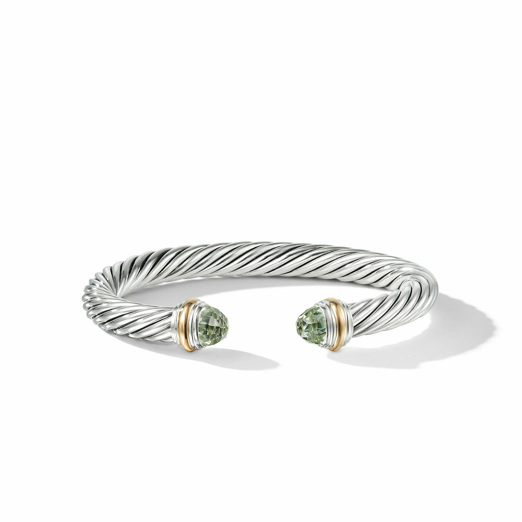 David Yurman The Cable Collection® Bracelet in Silver and 14-Karat Yellow Gold - Image 4