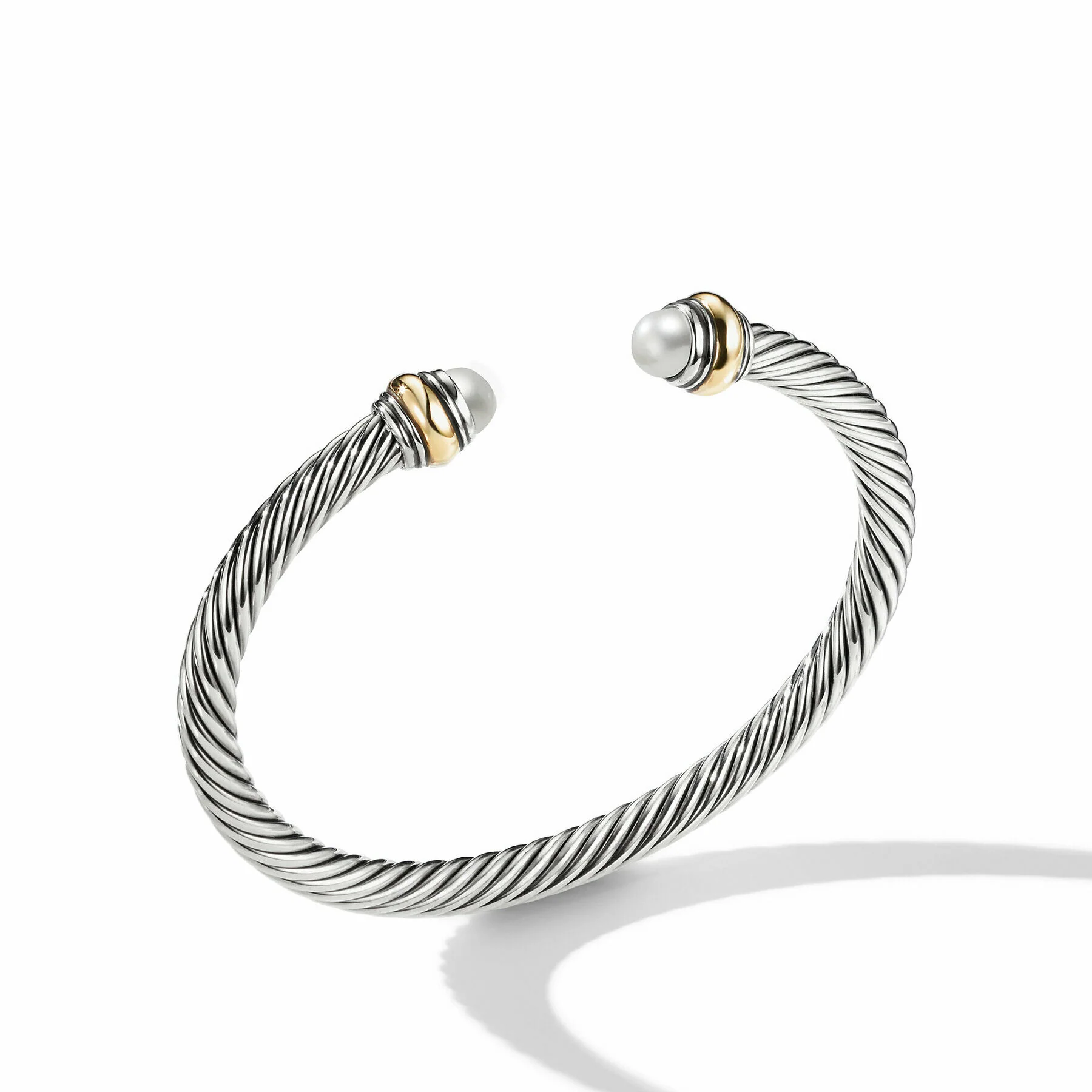 David Yurman Bracelet in Silver and 14-Karat Yellow Gold