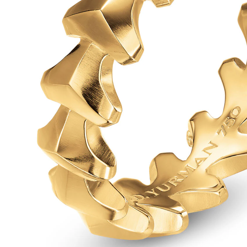 Armory Band Ring in 18K Yellow Gold, 6.2mm, Size 10 - Image 3