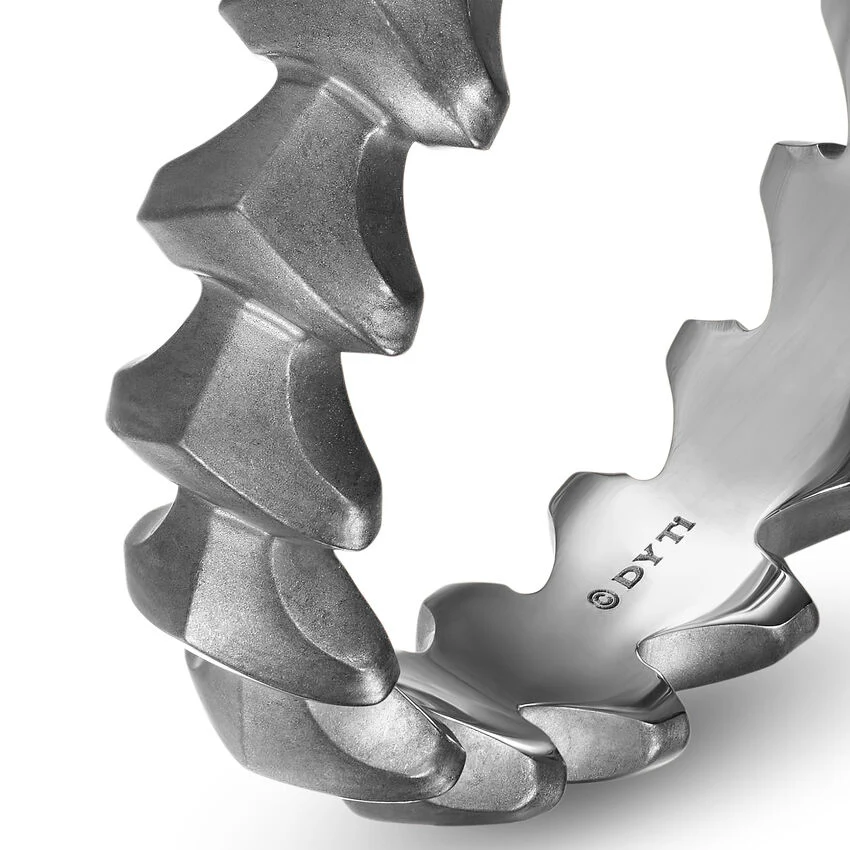 Armory Band Ring in Titanium, 6.2mm, Size 10 - Image 2