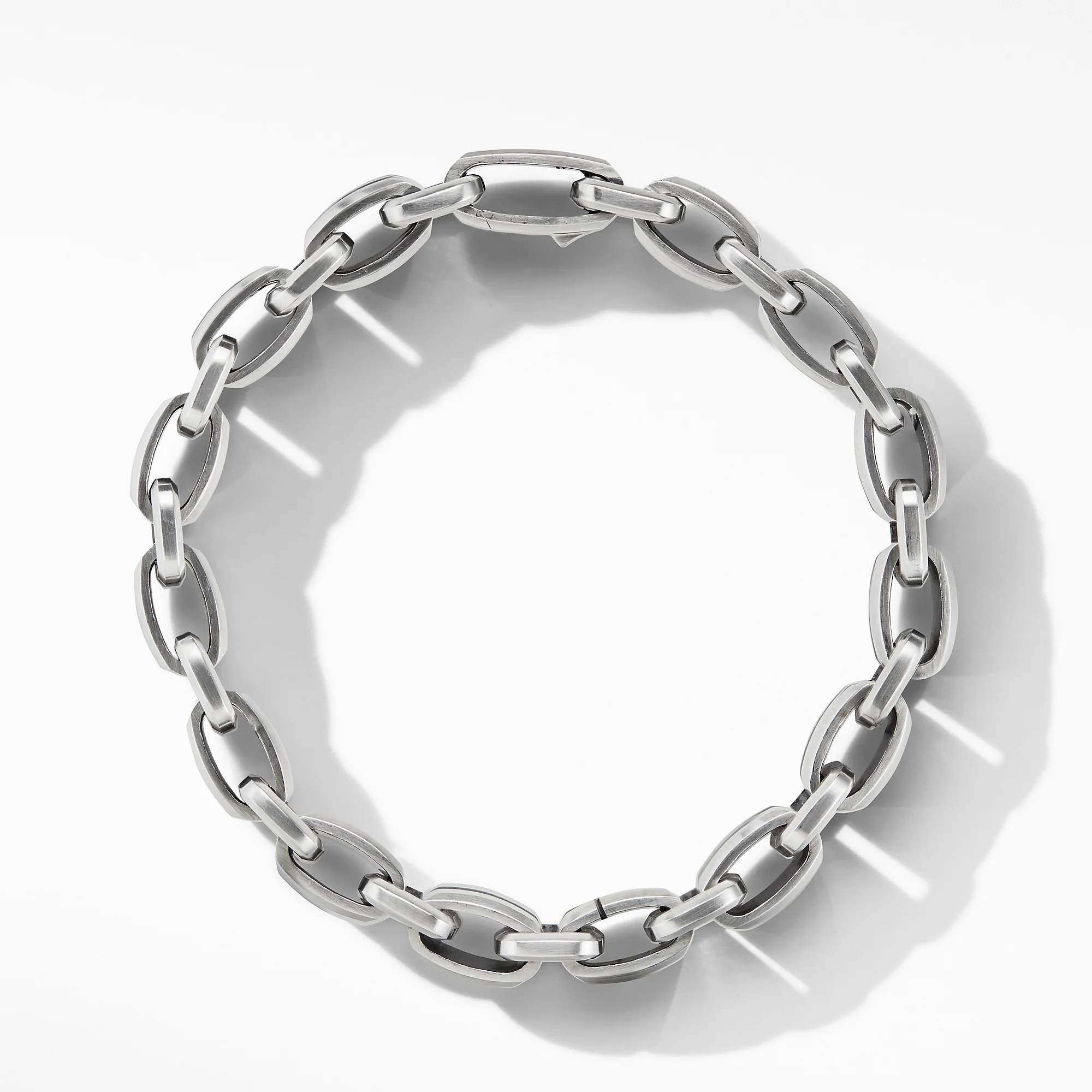 Beveled Link Bracelet, Size Large - Image 2