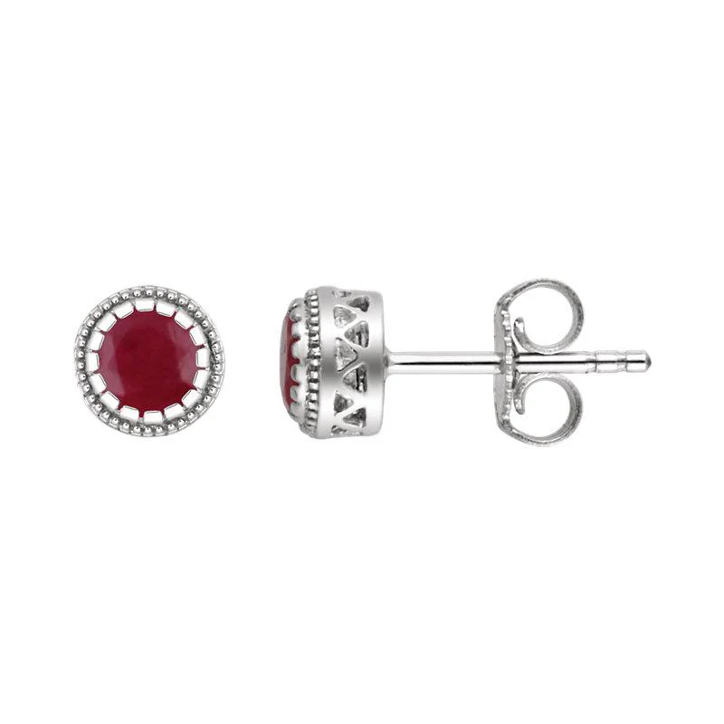 Sabel Collection Birthstone Stud Earrings - Image 12