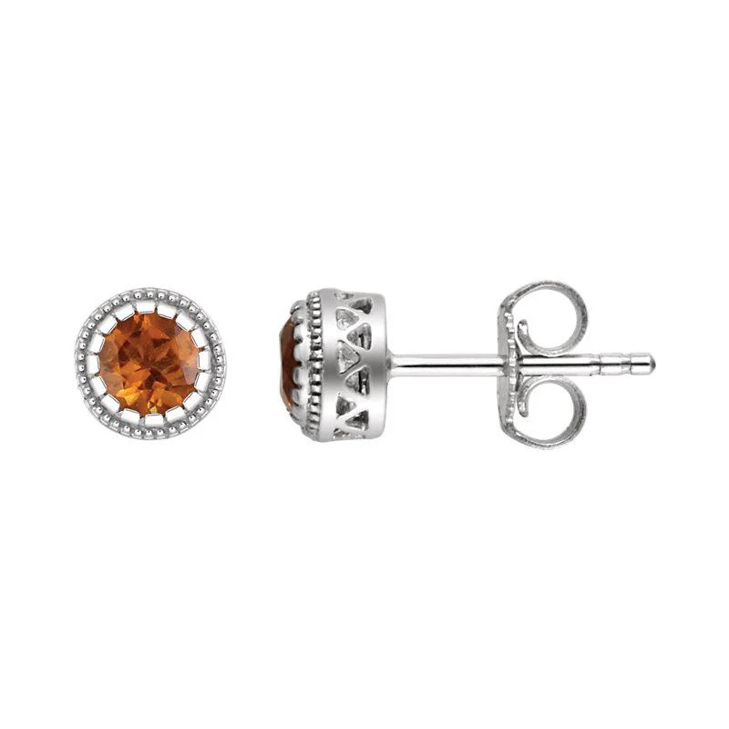 Sabel Collection Birthstone Stud Earrings - Image 3