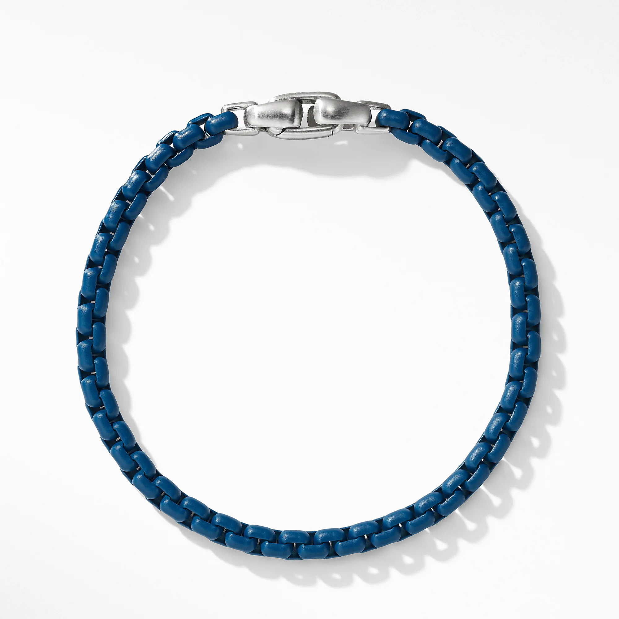 Box Chain Bracelet in Blue - Image 2