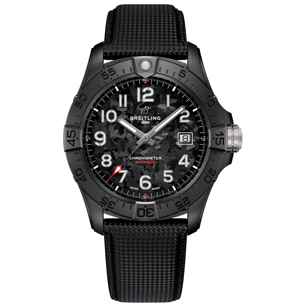 Breitling Avenger Automatic 42 Night Mission Watch with Carbon Dial