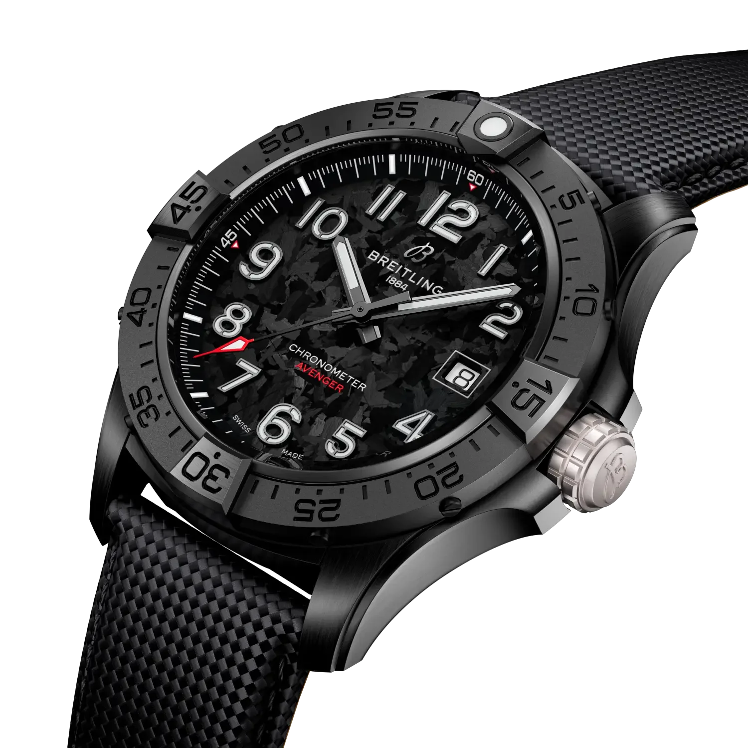 Breitling Avenger Automatic 42 Night Mission Watch with Carbon Dial - Image 2