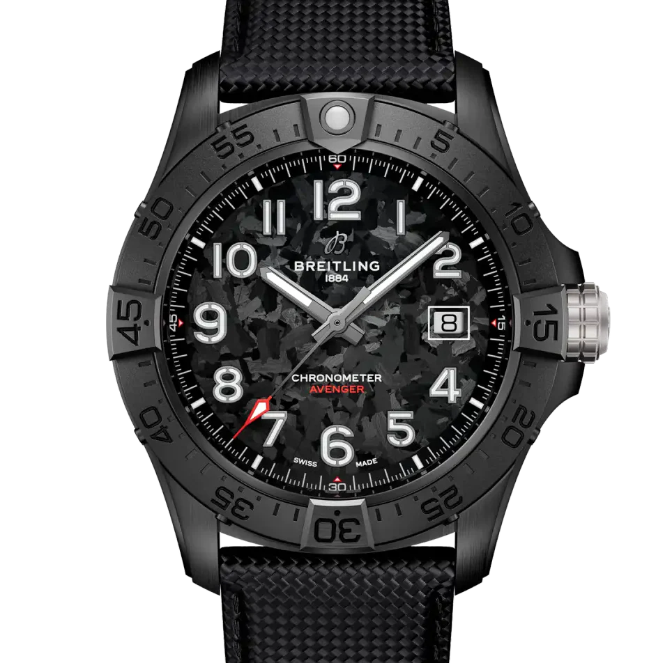 Breitling Avenger Automatic 42 Night Mission Watch with Carbon Dial - Image 6