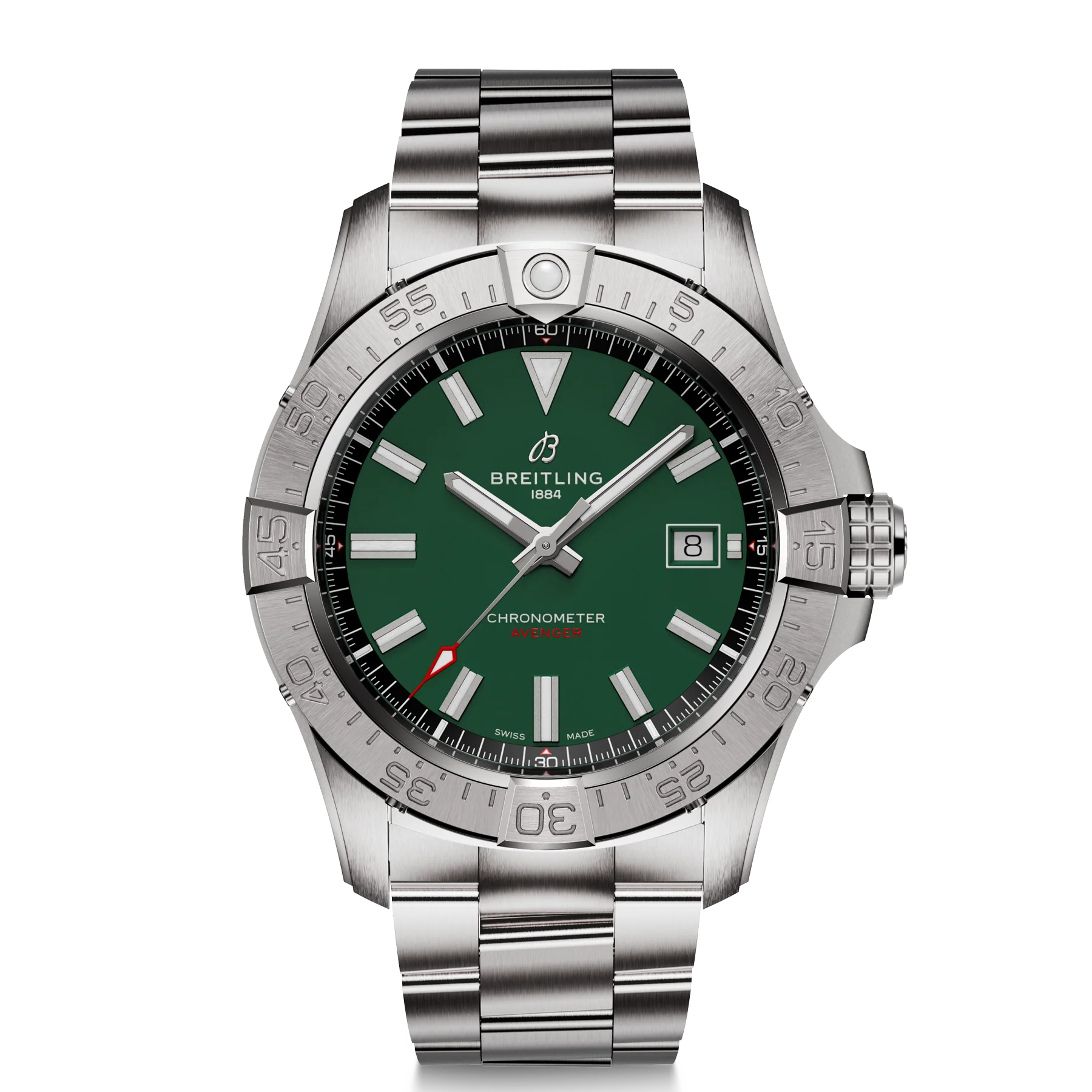 Breitling Avenger Automatic 42 Watch with Green Dial