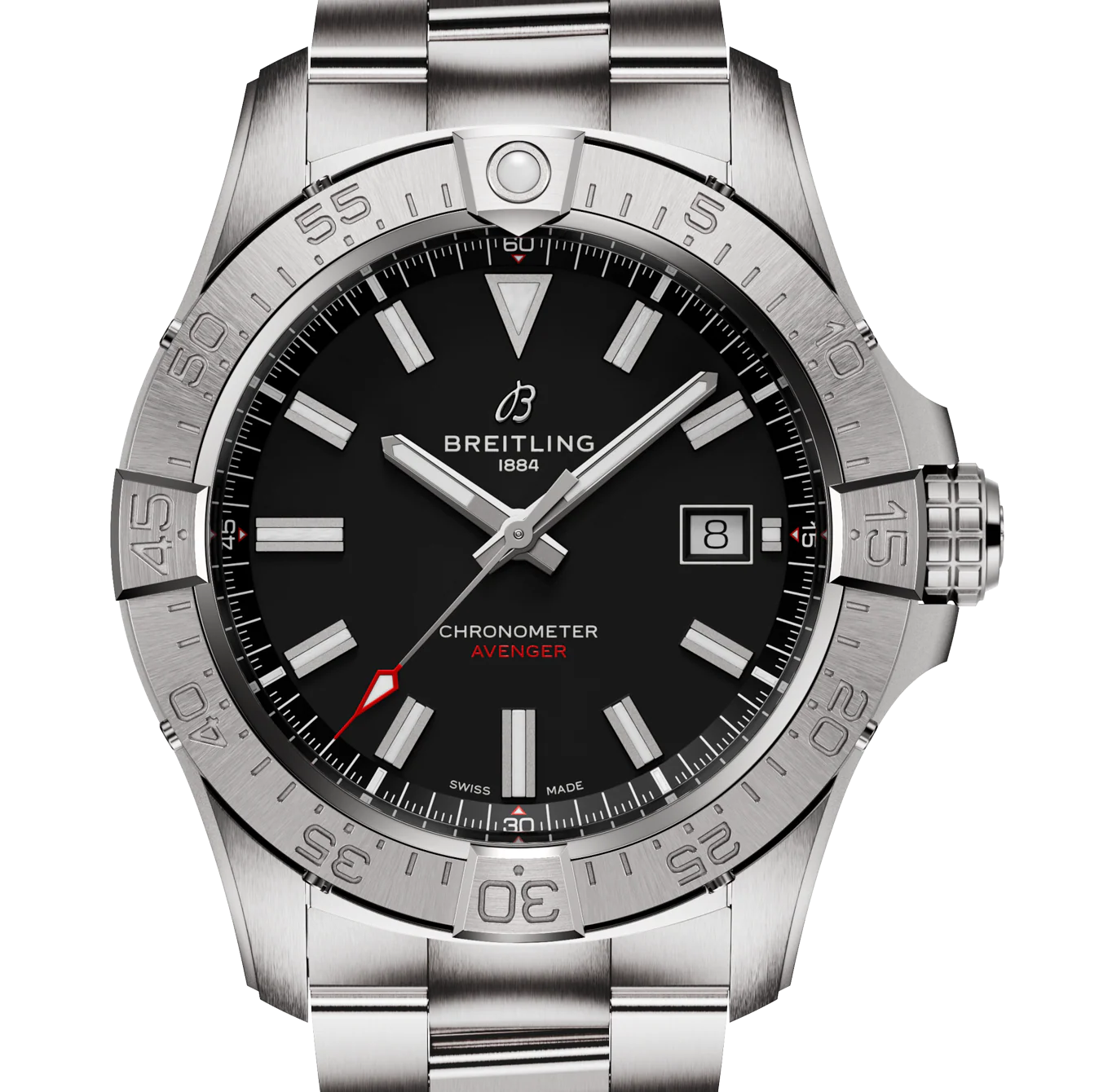 Breitling Avenger Automatic 42mm Watch with Black Dial - Image 3