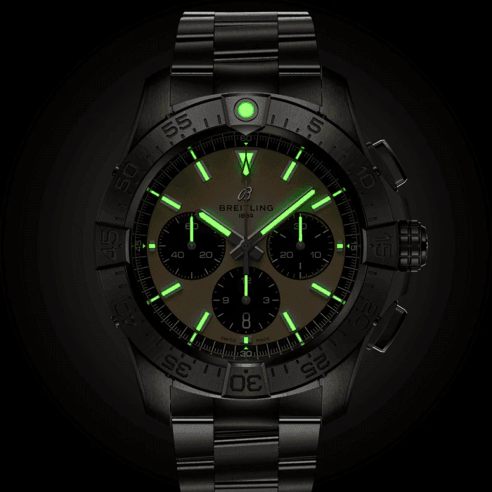 Breitling Avenger B01 Chronograph 44mm Watch with Beige Dial - Image 4