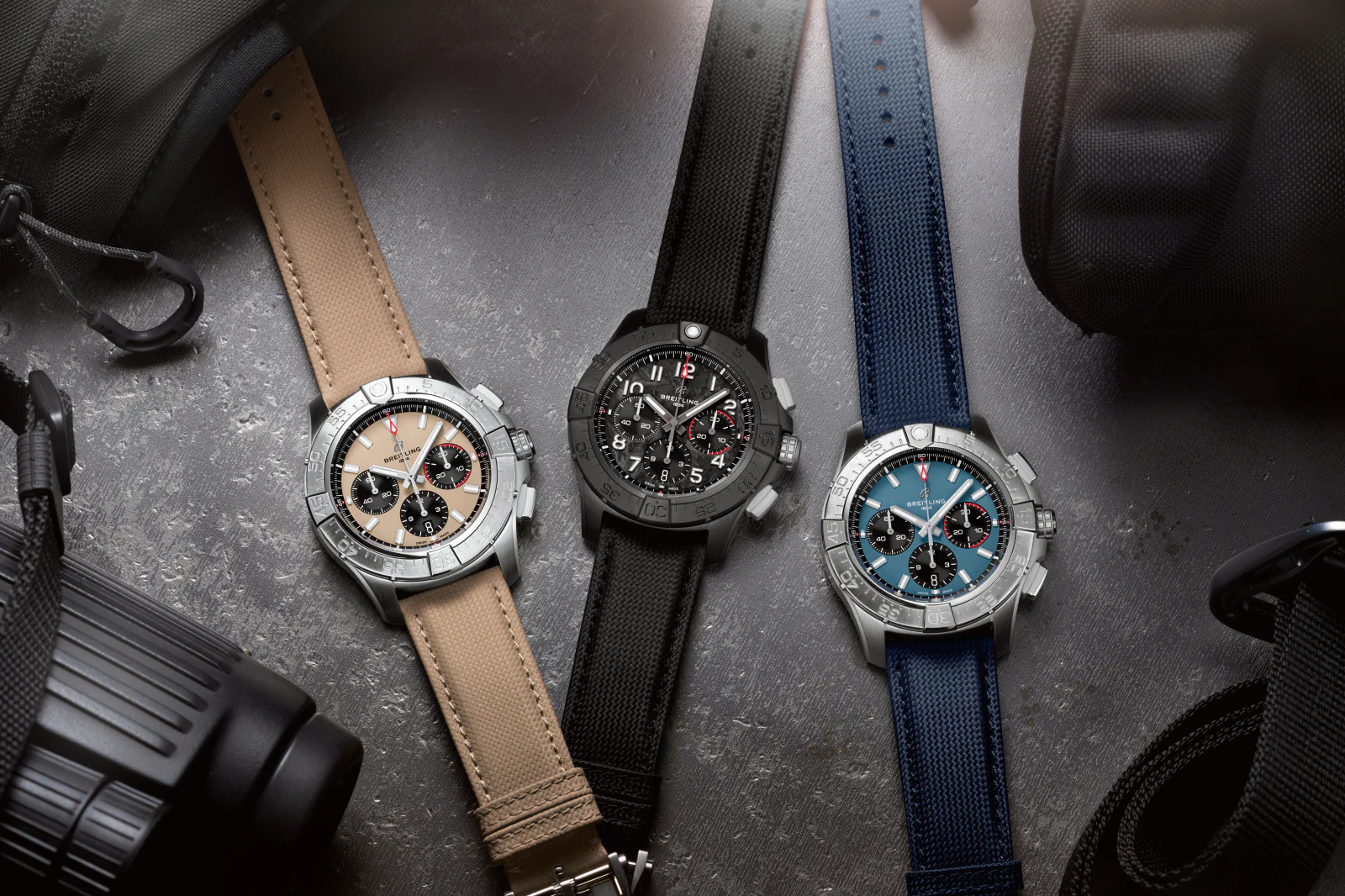 Breitling Avenger B01 Chronograph 44mm Watch with Blue Strap - Image 7