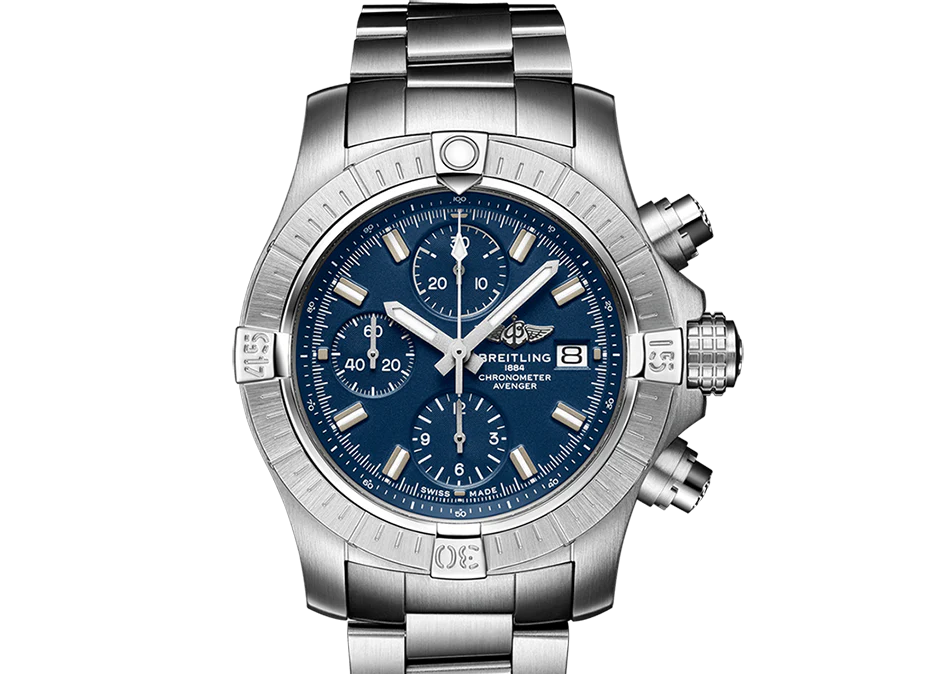 Breitling Avenger Watch with Blue Dial, 43mm - Image 4