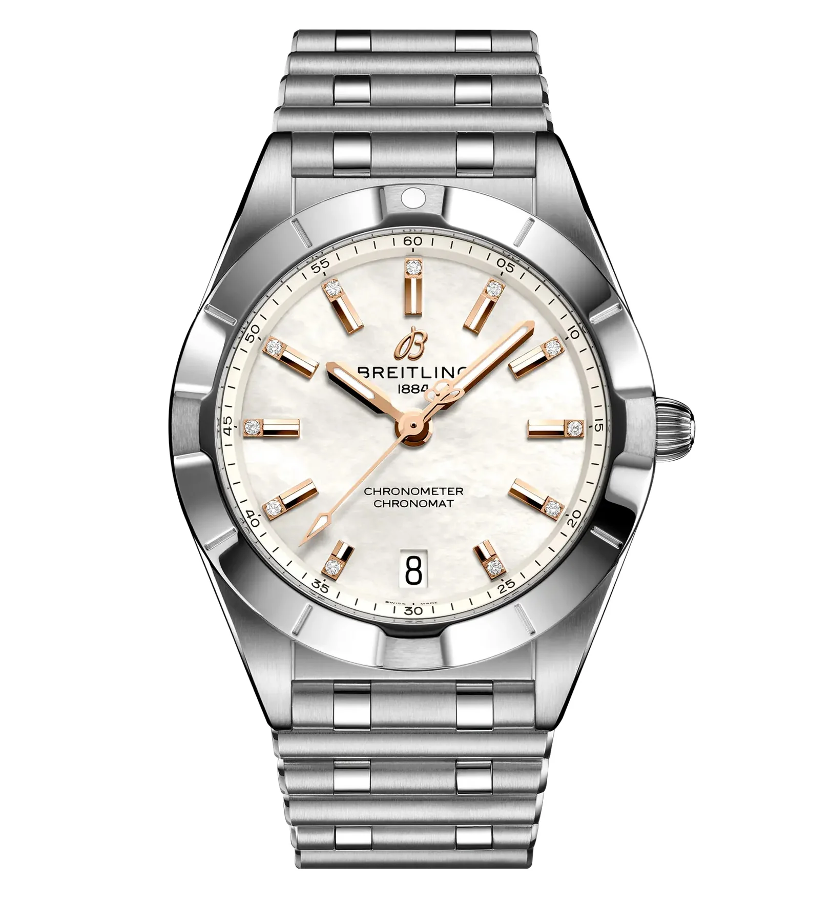 Breitling Chronomat 32 Watch with Mother of Pearl Dial
