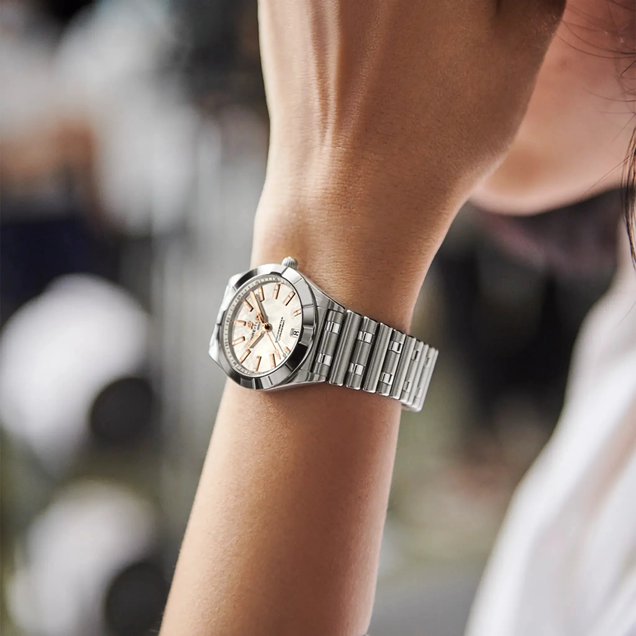 Breitling Chronomat 32 Watch with Mother of Pearl Dial - Image 3