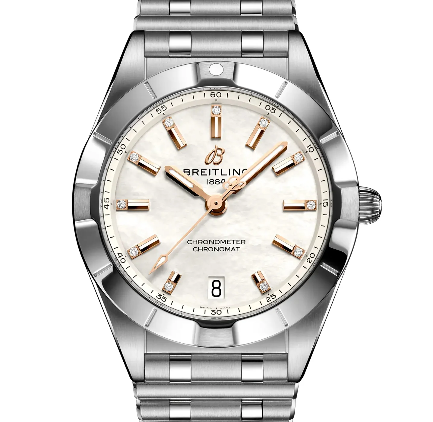 Breitling Chronomat 32 Watch with Mother of Pearl Dial - Image 4