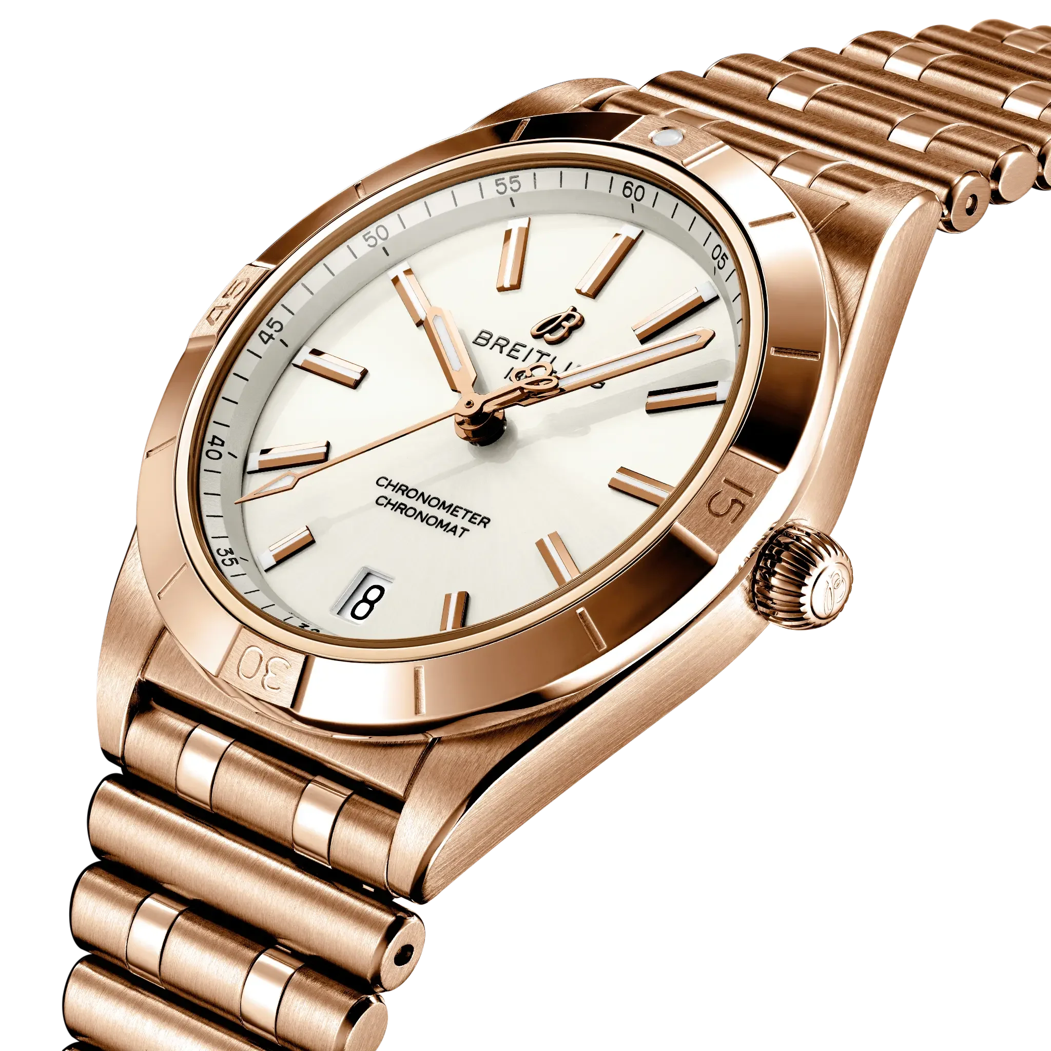Breitling Chronomat Automatic 36 Watch with White Dial - Image 2