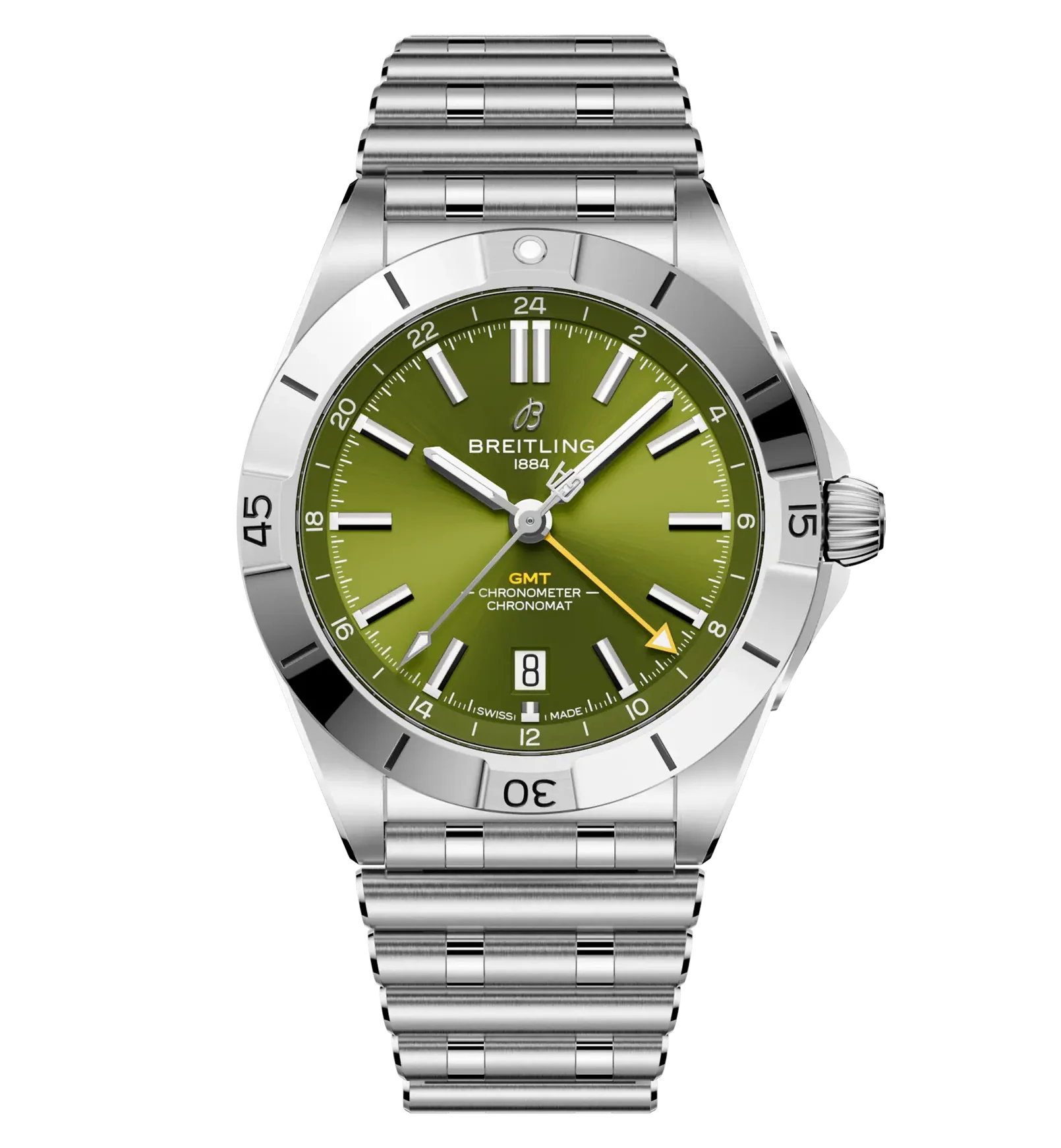 Breitling Chronomat Automatic GMT 40 Giannis Antetokounmpo Watch with Stainless Steel Bracelet