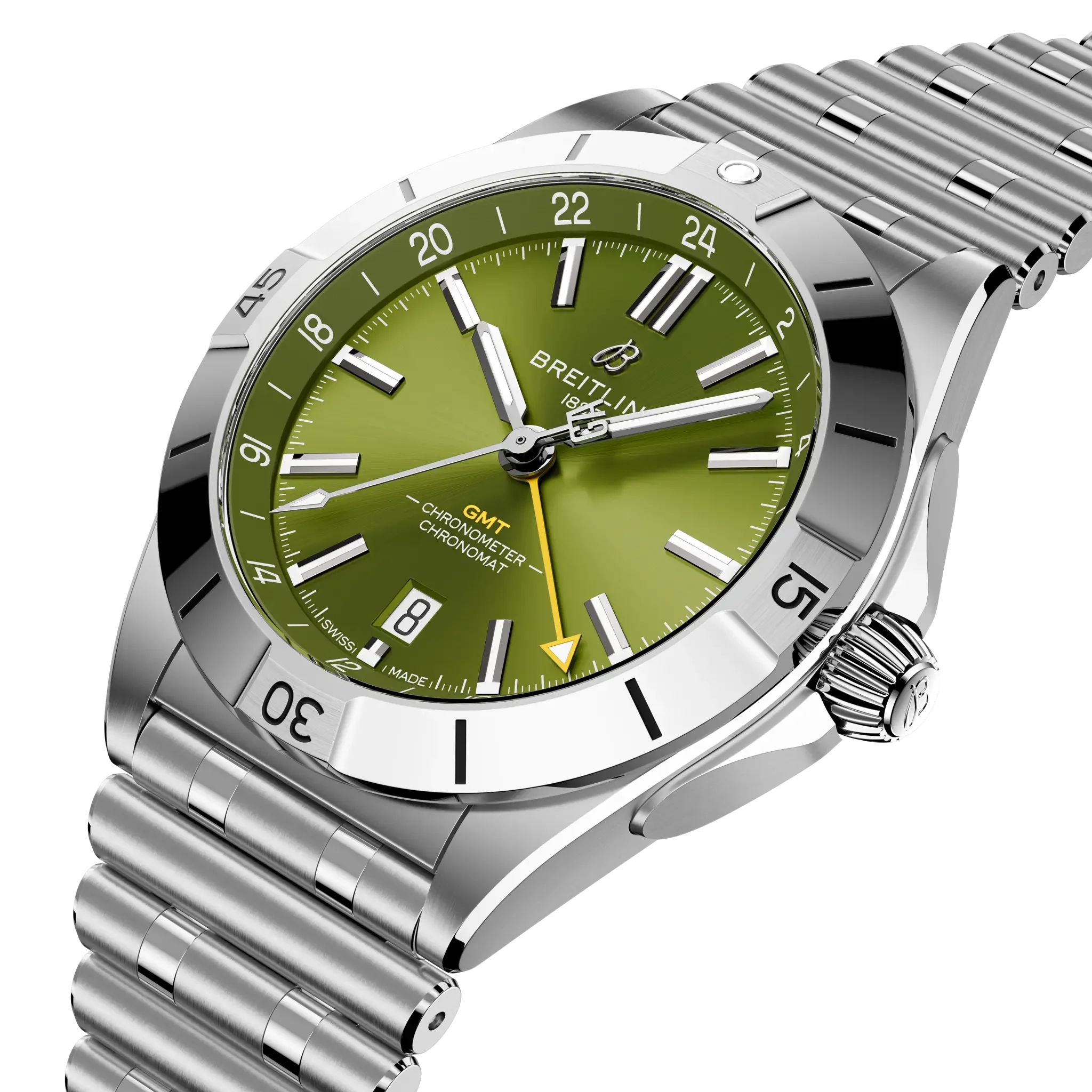 Breitling Chronomat Automatic GMT 40 Giannis Antetokounmpo Watch with Stainless Steel Bracelet - Image 2
