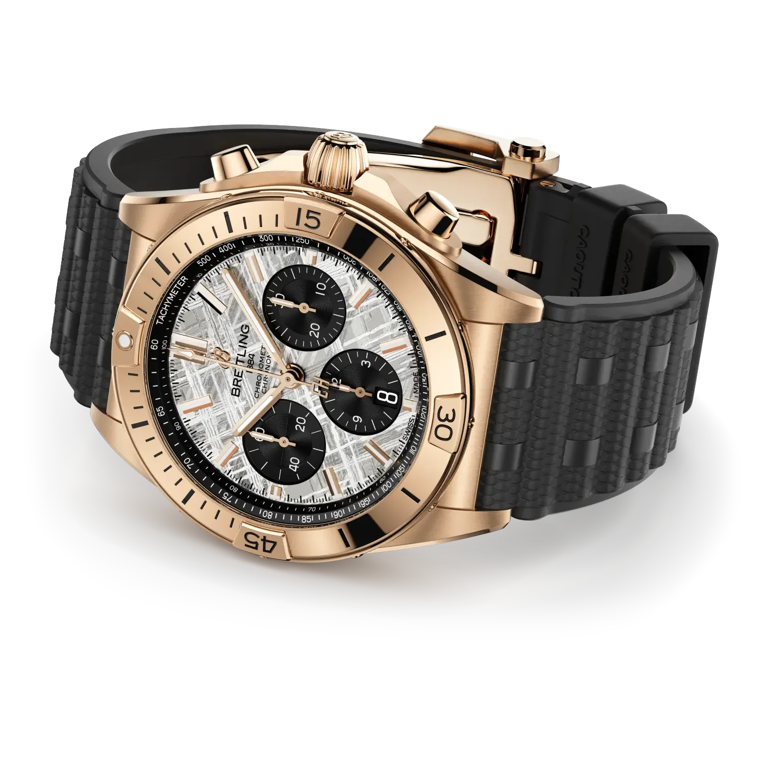 Breitling Chronomat B01 42 Erling Haaland Watch with Rubber Strap, Limited Edition - Image 4