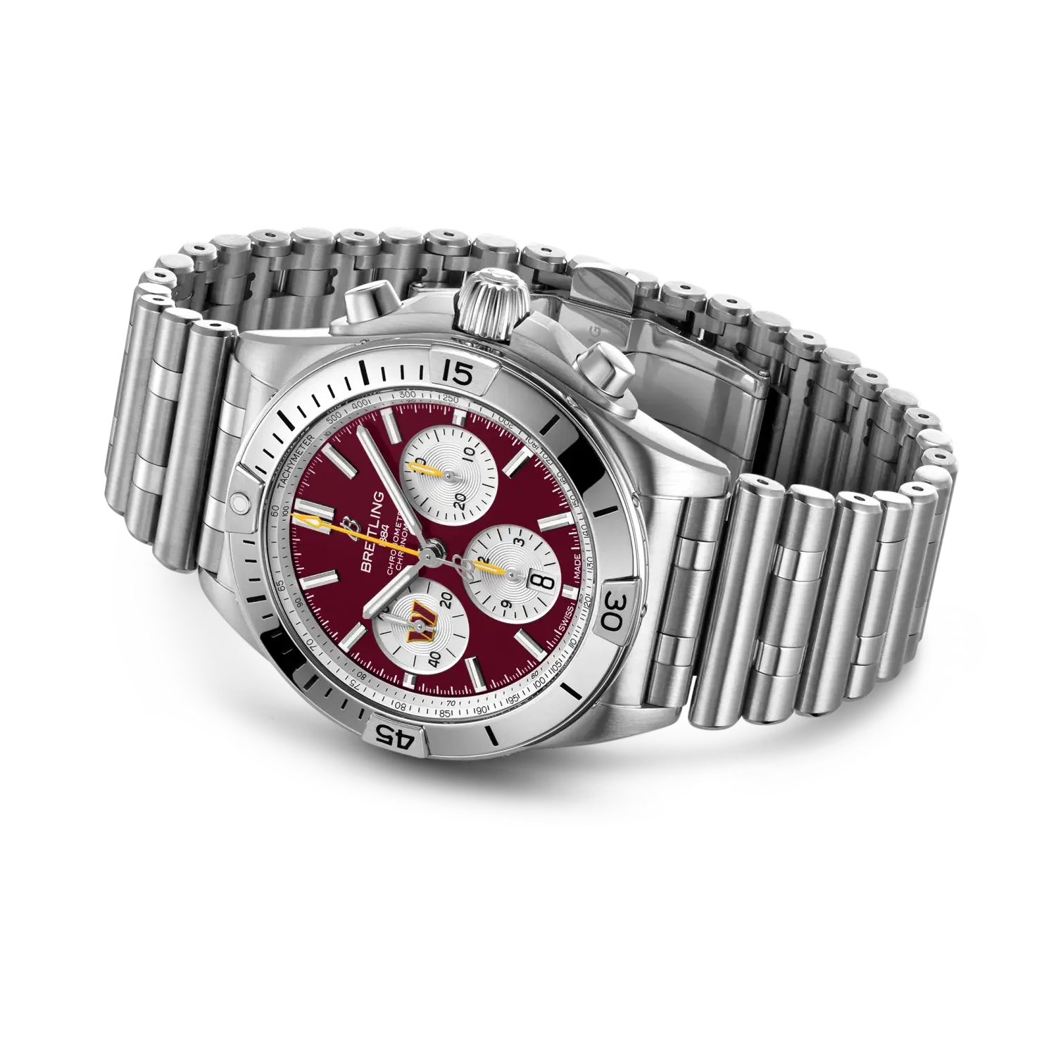Breitling Chronomat B01 42 NFL Washington Commanders Edition with Stainless Steel Bracelet - Image 4