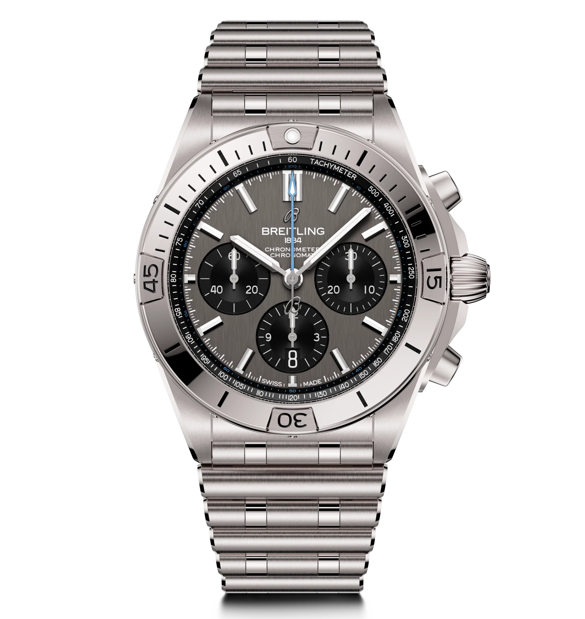 Breitling Chronomat B01 42 Watch with Titanium Rouleaux Bracelet