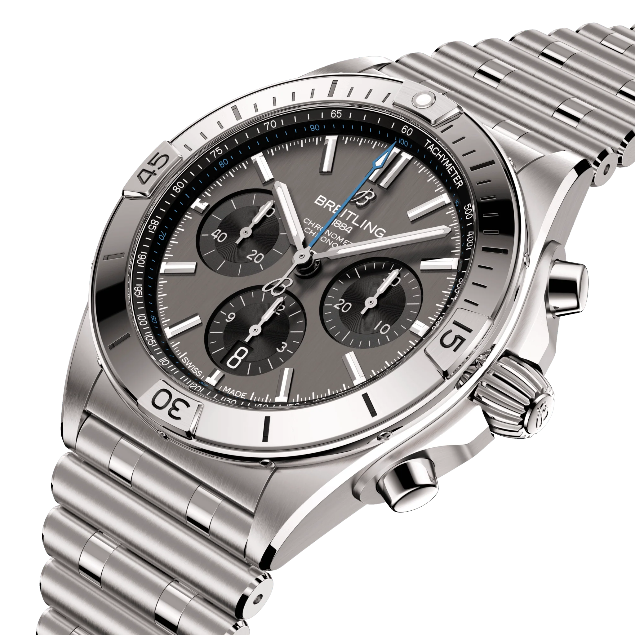 Breitling Chronomat B01 42 Watch with Titanium Rouleaux Bracelet - Image 2