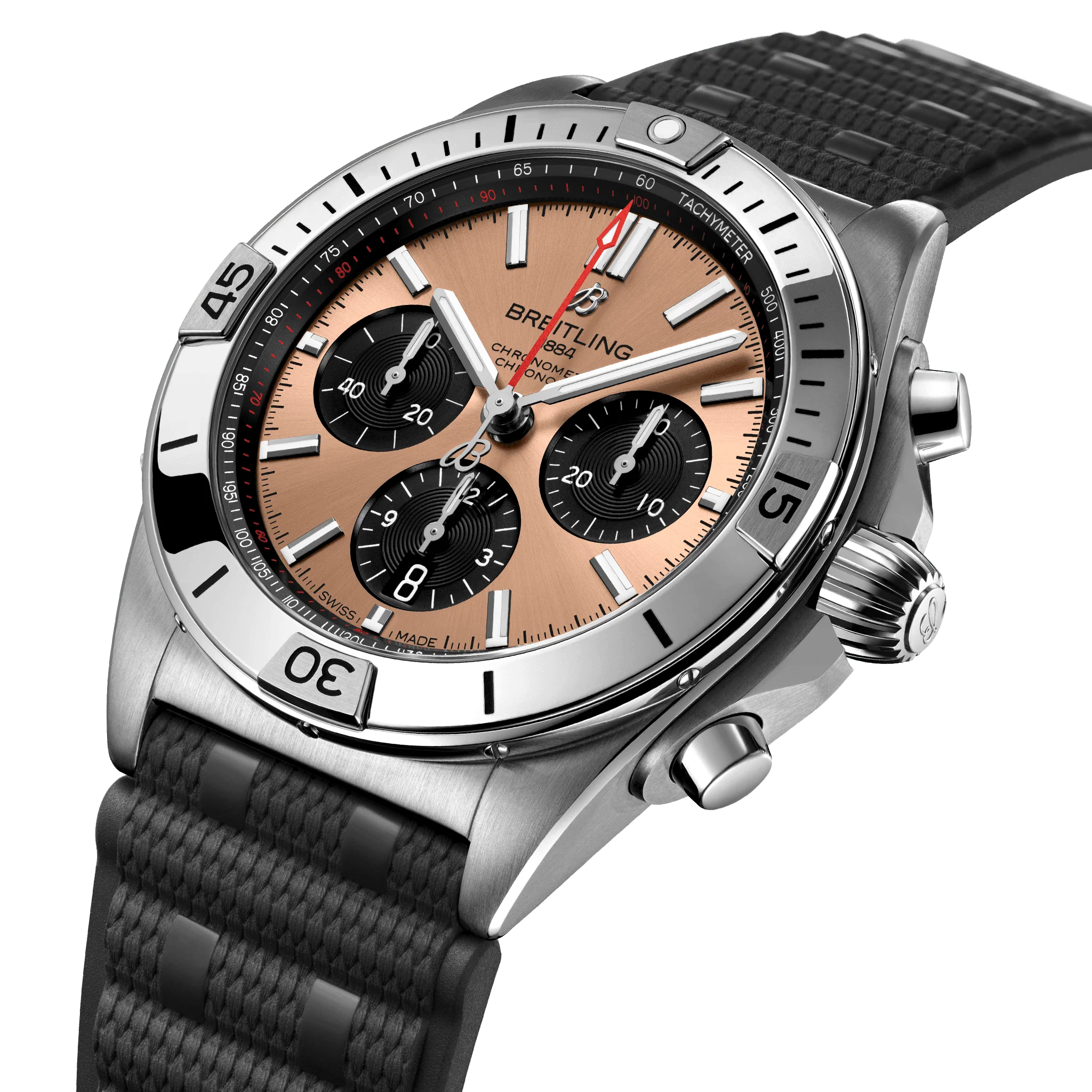 Breitling Chronomat B01 Chronograph 42 Watch with Copper Dial - Image 3