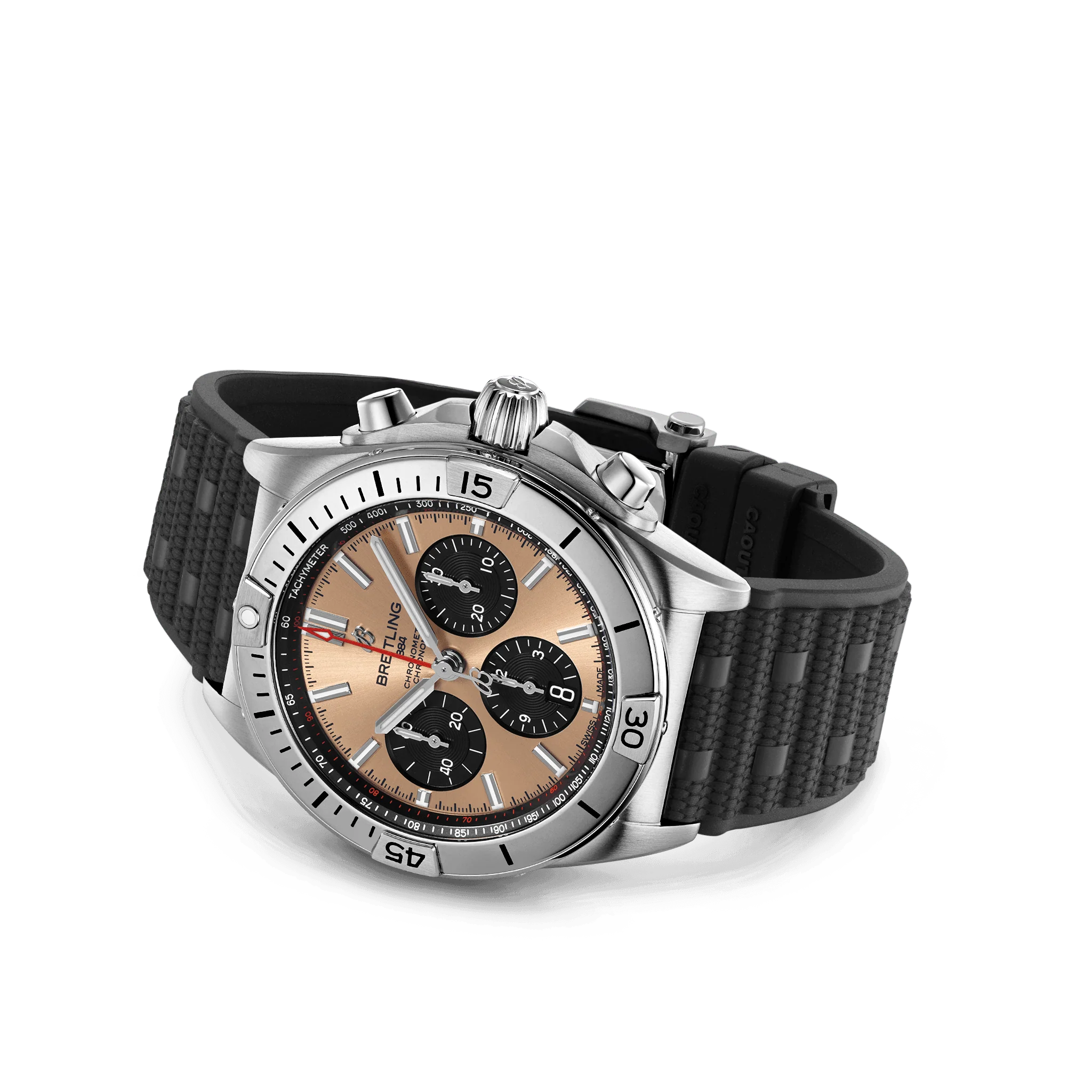 Breitling Chronomat B01 Chronograph 42 Watch with Copper Dial - Image 4