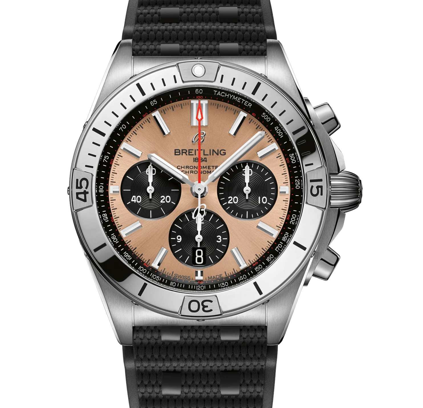 Breitling Chronomat B01 Chronograph 42 Watch with Copper Dial - Image 5