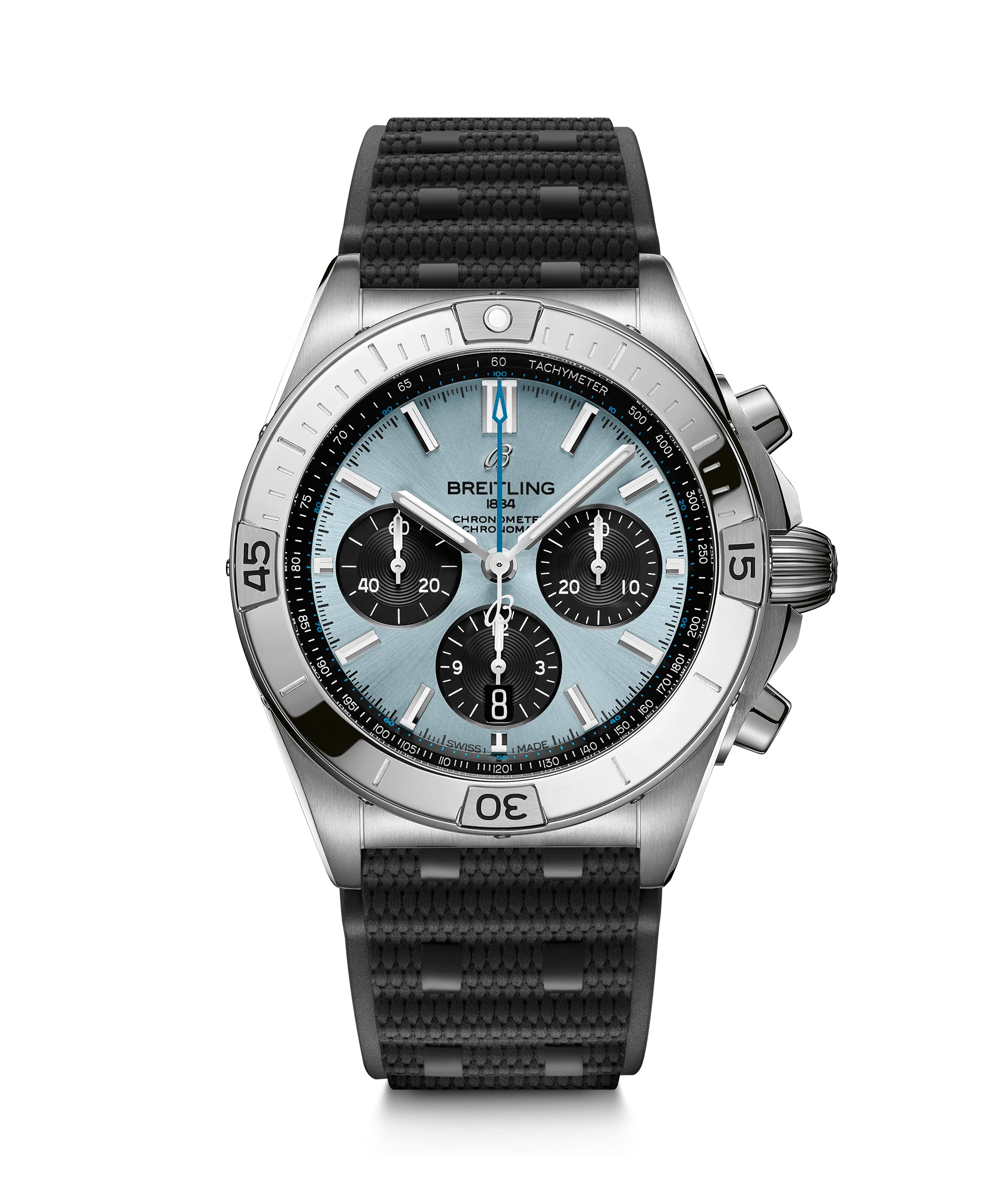 Breitling Chronomat B01 Chronograph 42 Watch with Ice Blue Dial